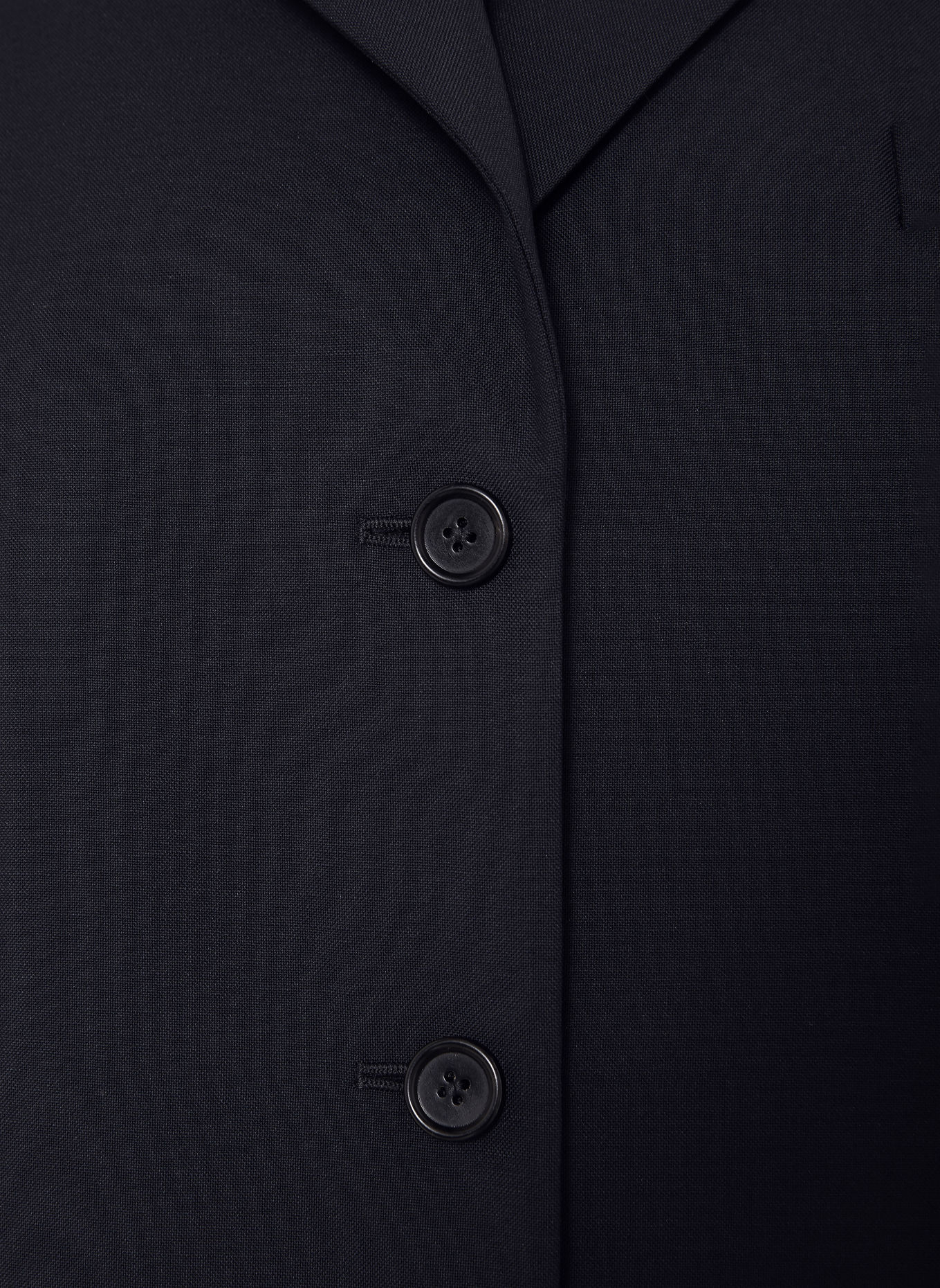 JIL SANDER Longblazer: DUNKELBLAU
