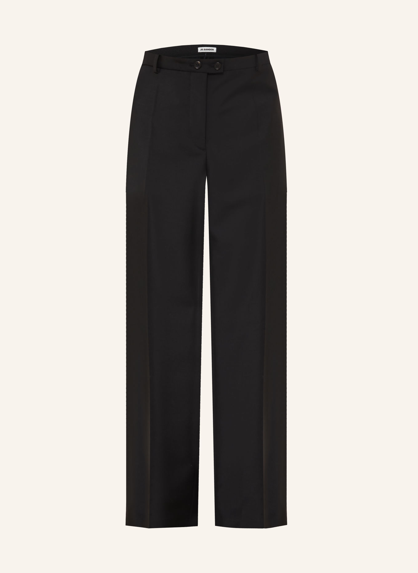 JIL SANDER Wide-leg trousers: BLACK