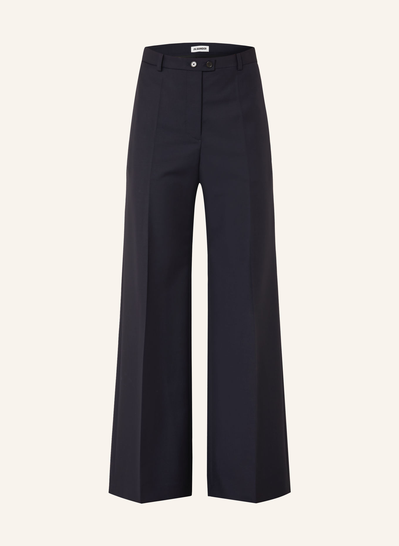 JIL SANDER Marlene-broek: DONKERBLAUW
