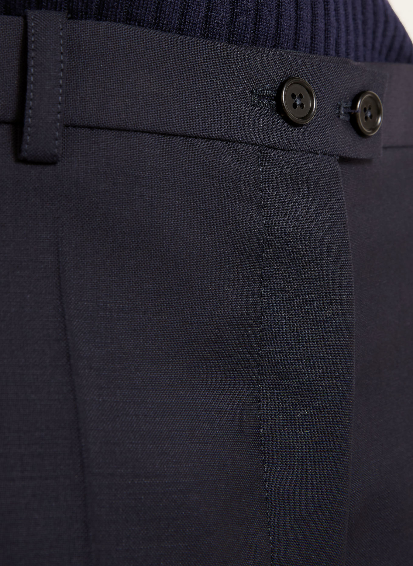 JIL SANDER Marlene-broek: DONKERBLAUW