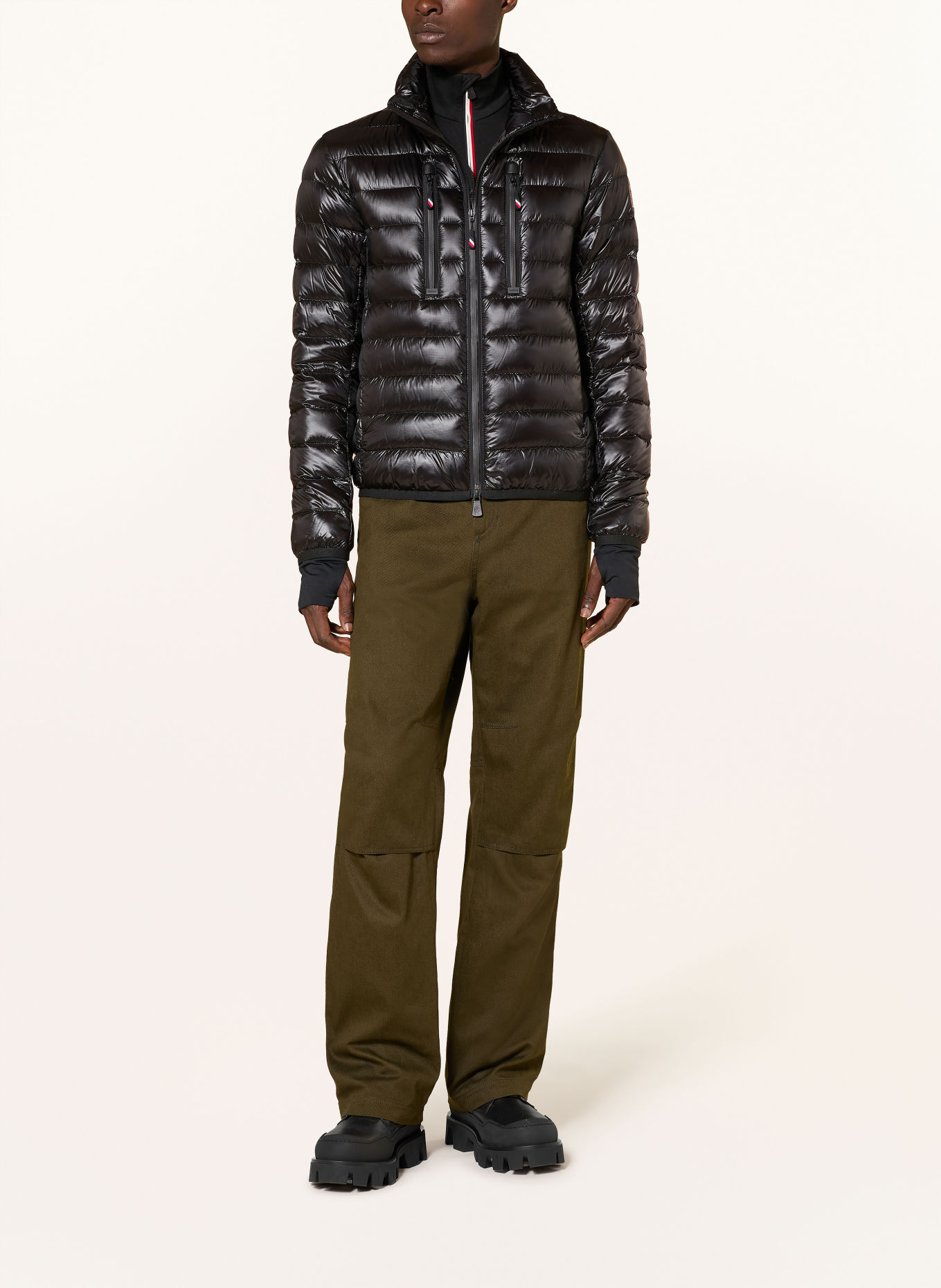 MONCLER GRENOBLE Daunenjacke HERS: SCHWARZ