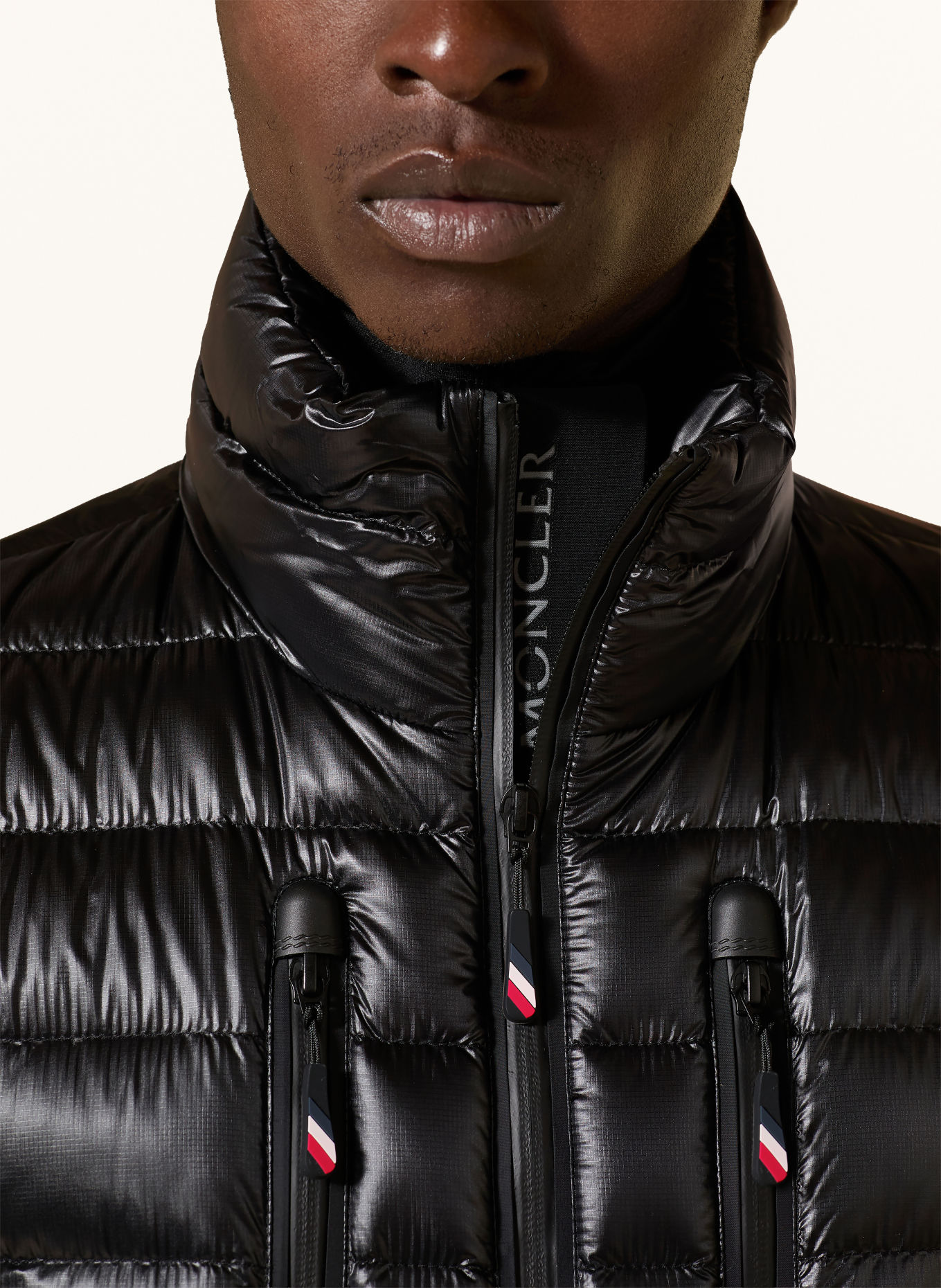 MONCLER GRENOBLE Daunenjacke HERS: SCHWARZ