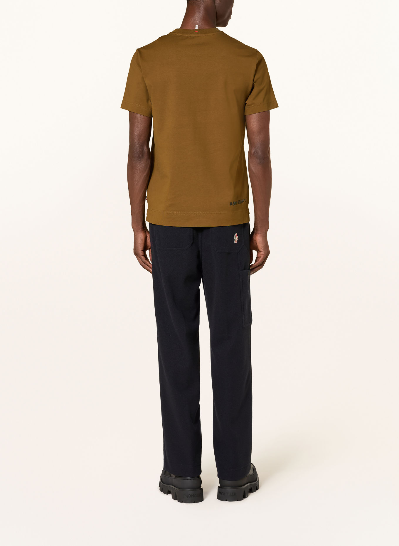 MONCLER GRENOBLE T-shirt: BROWN / DARK RED / BLACK