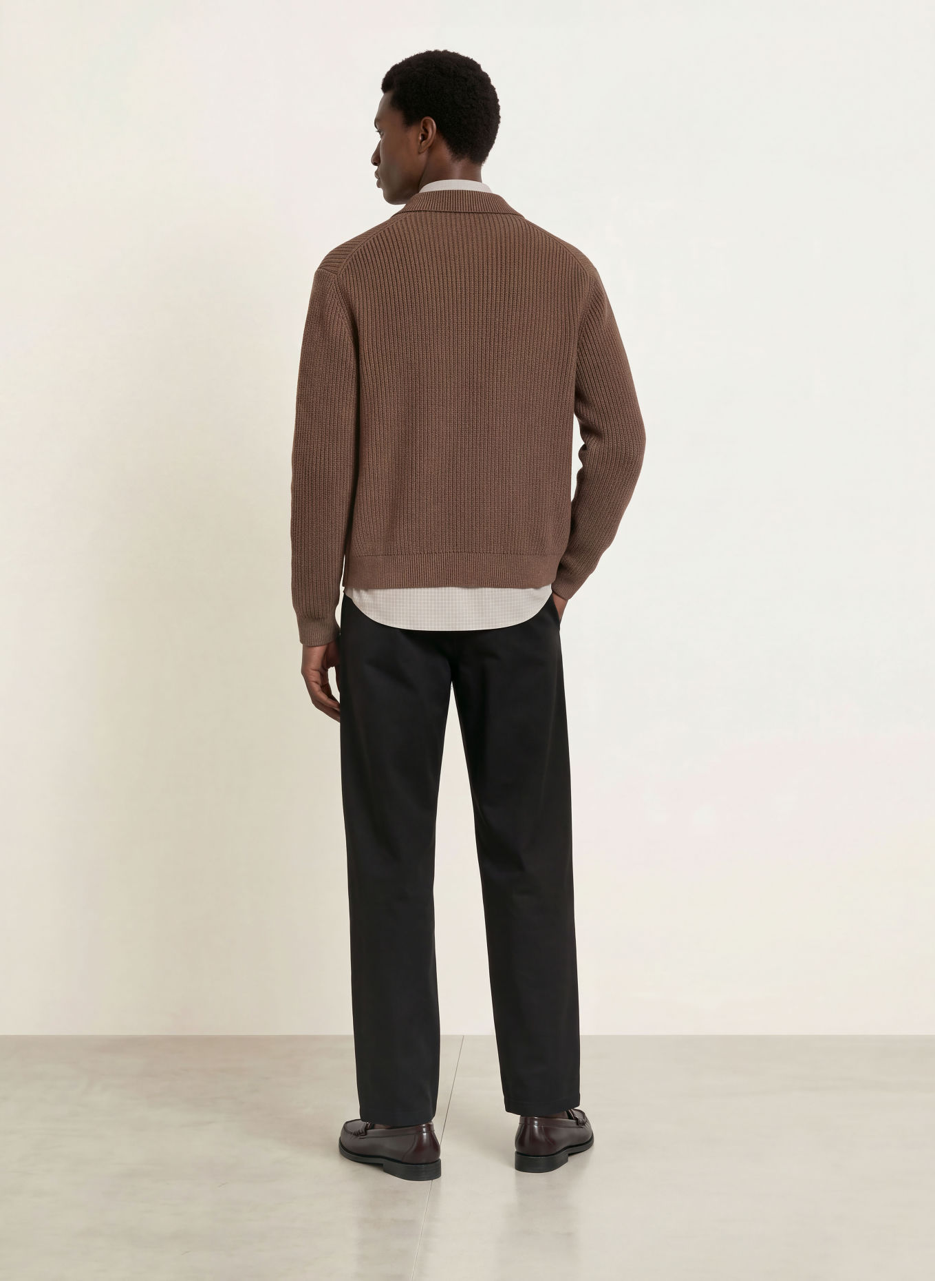STRELLSON Broek DARREL Loose Fit: ZWART