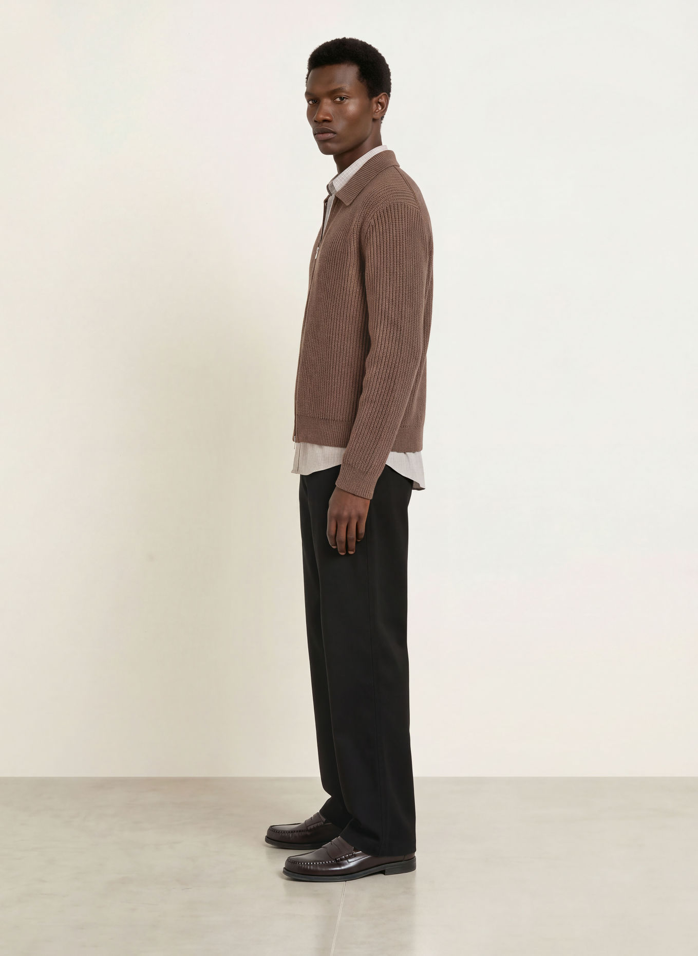 STRELLSON Broek DARREL Loose Fit: ZWART