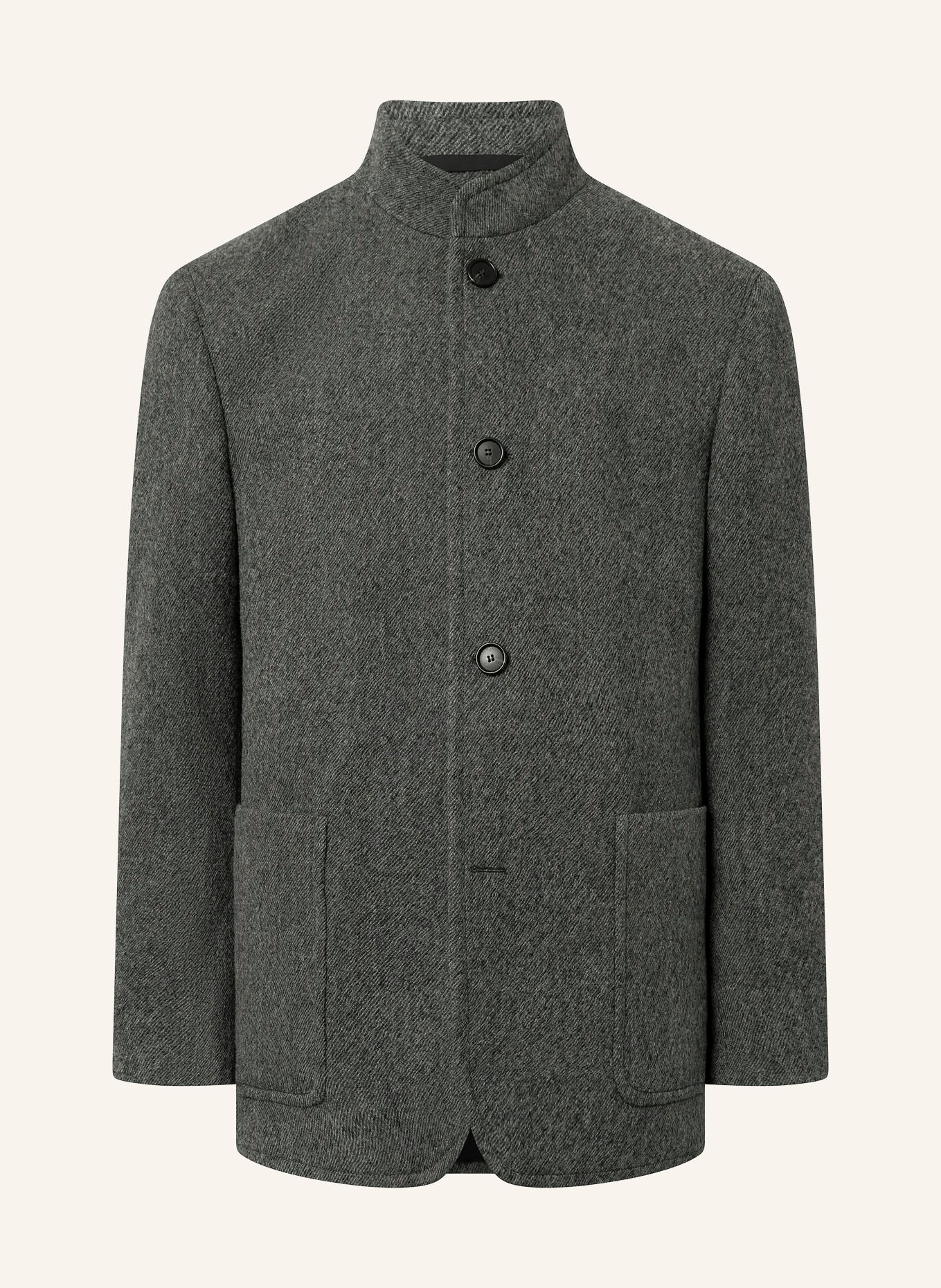 STRELLSON BARNABY Overshirt: GRAY / DARK GRAY