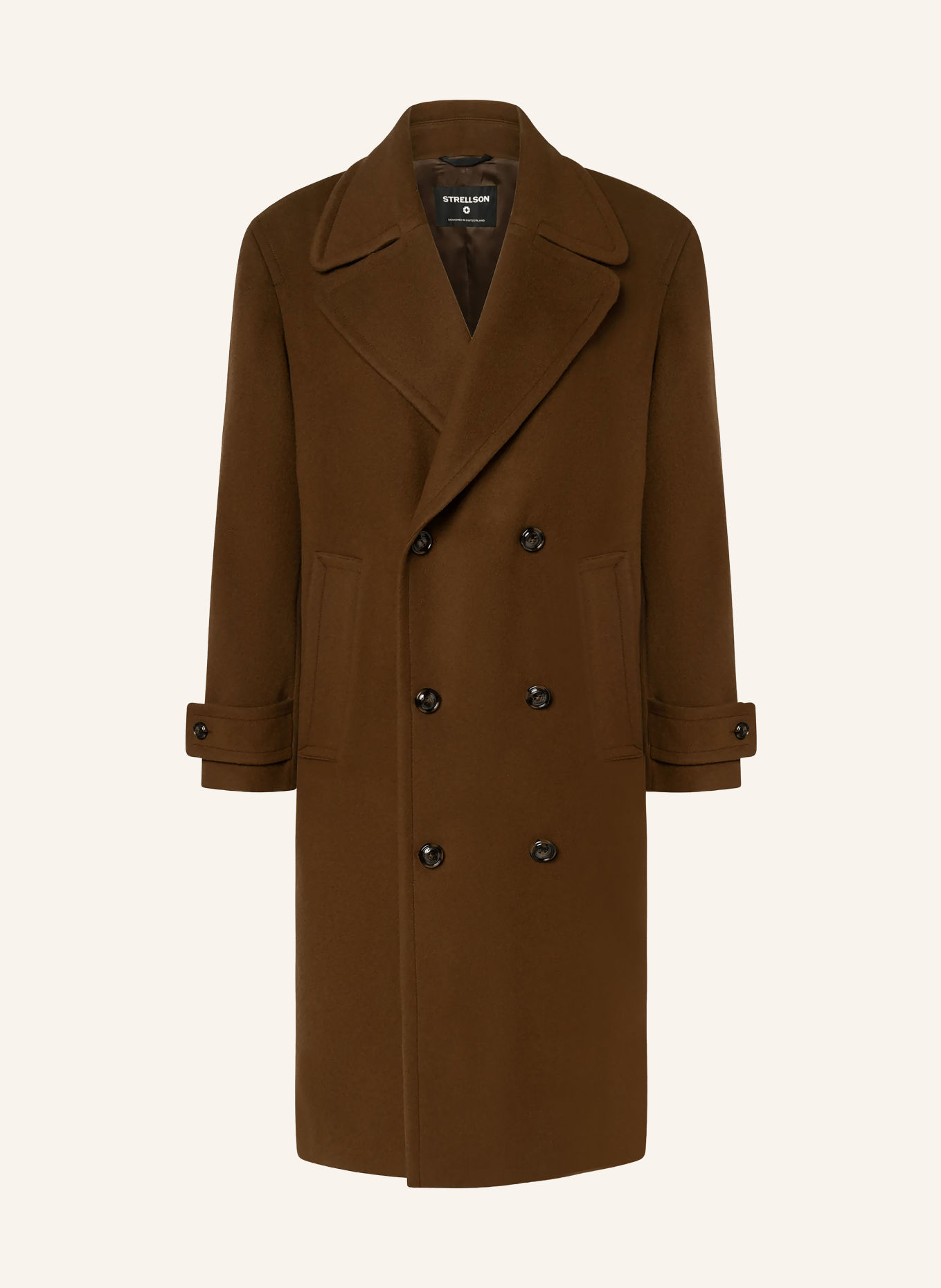 STRELLSON Ullkappa ARCHIVE TRENCH 2.0: BRUN
