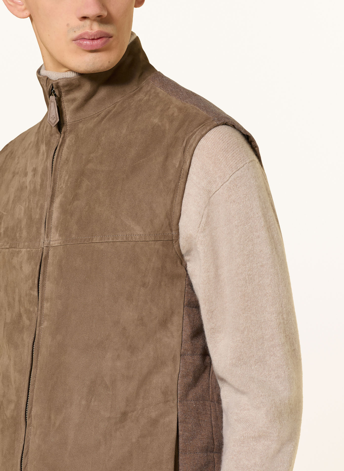 JACOB COHEN 2-in-1 coat: DARK BLUE / TAUPE