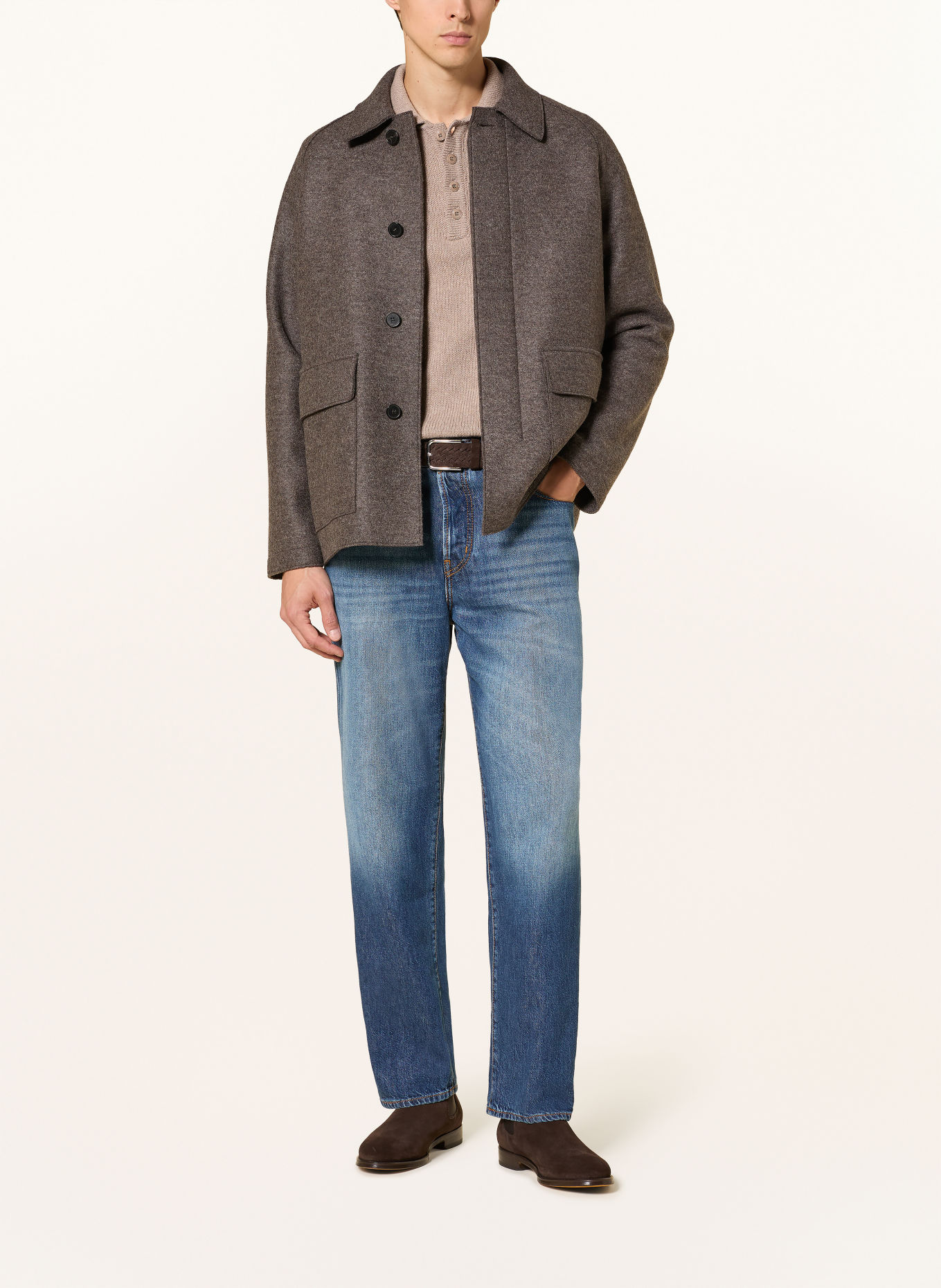 JACOB COHEN ALEX Straight-Fit Jeans: 200D MEDIUM BLUE