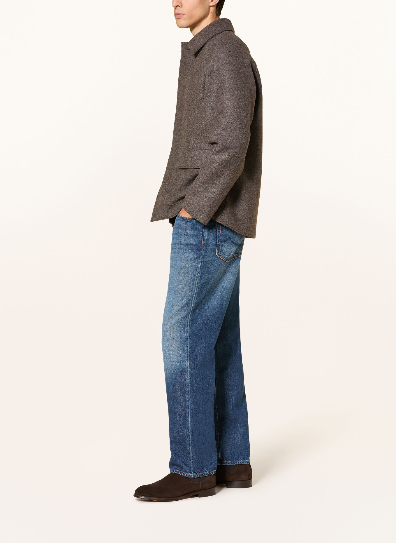 JACOB COHEN ALEX Straight-Fit Jeans: 200D MEDIUM BLUE