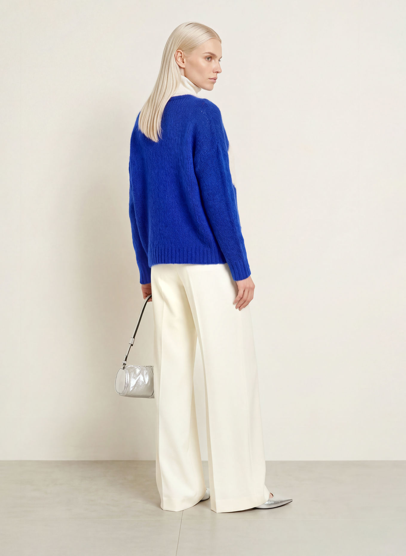 miss goodlife Pull: BLEU / BLANC