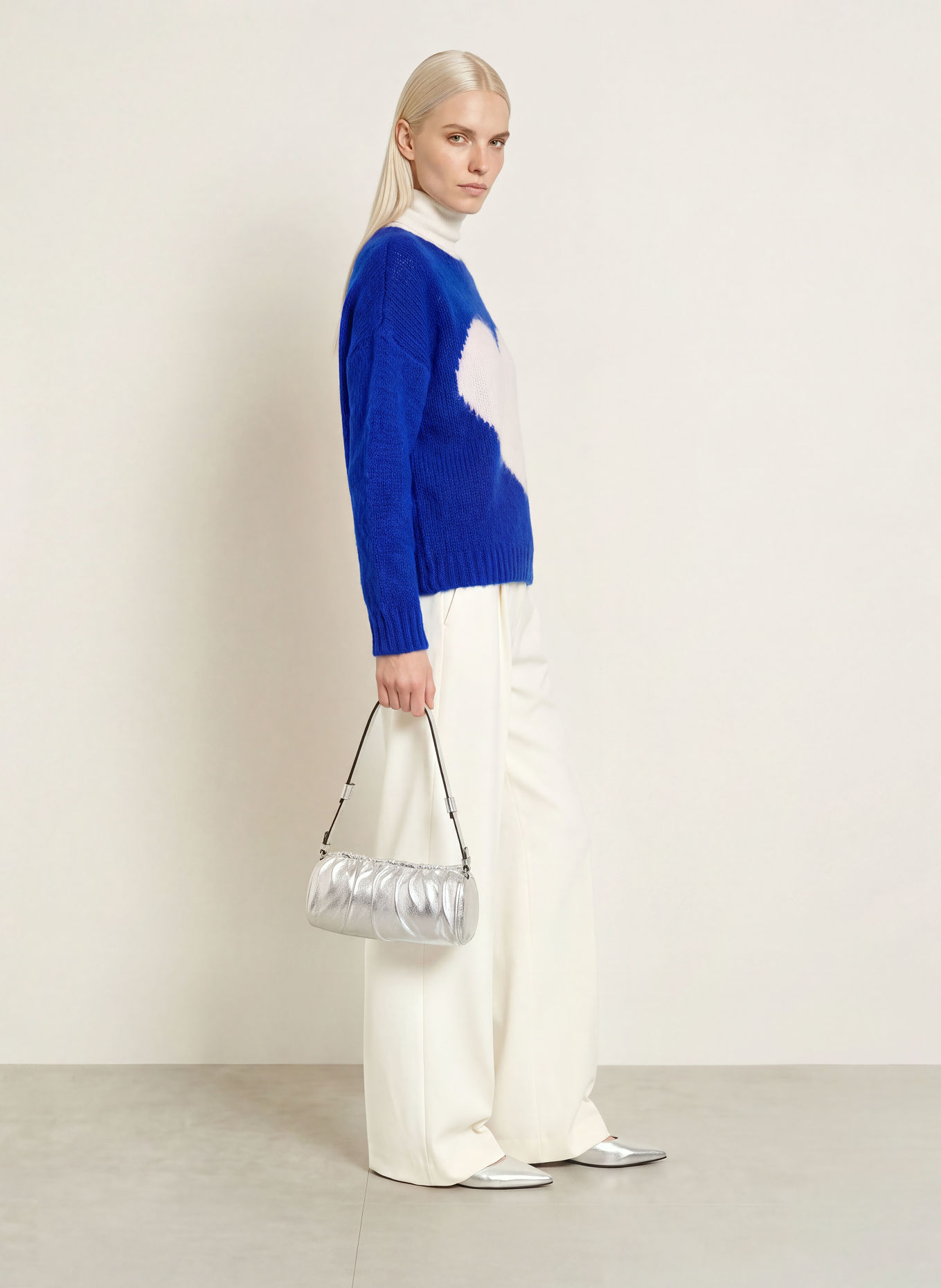 miss goodlife Pull: BLEU / BLANC
