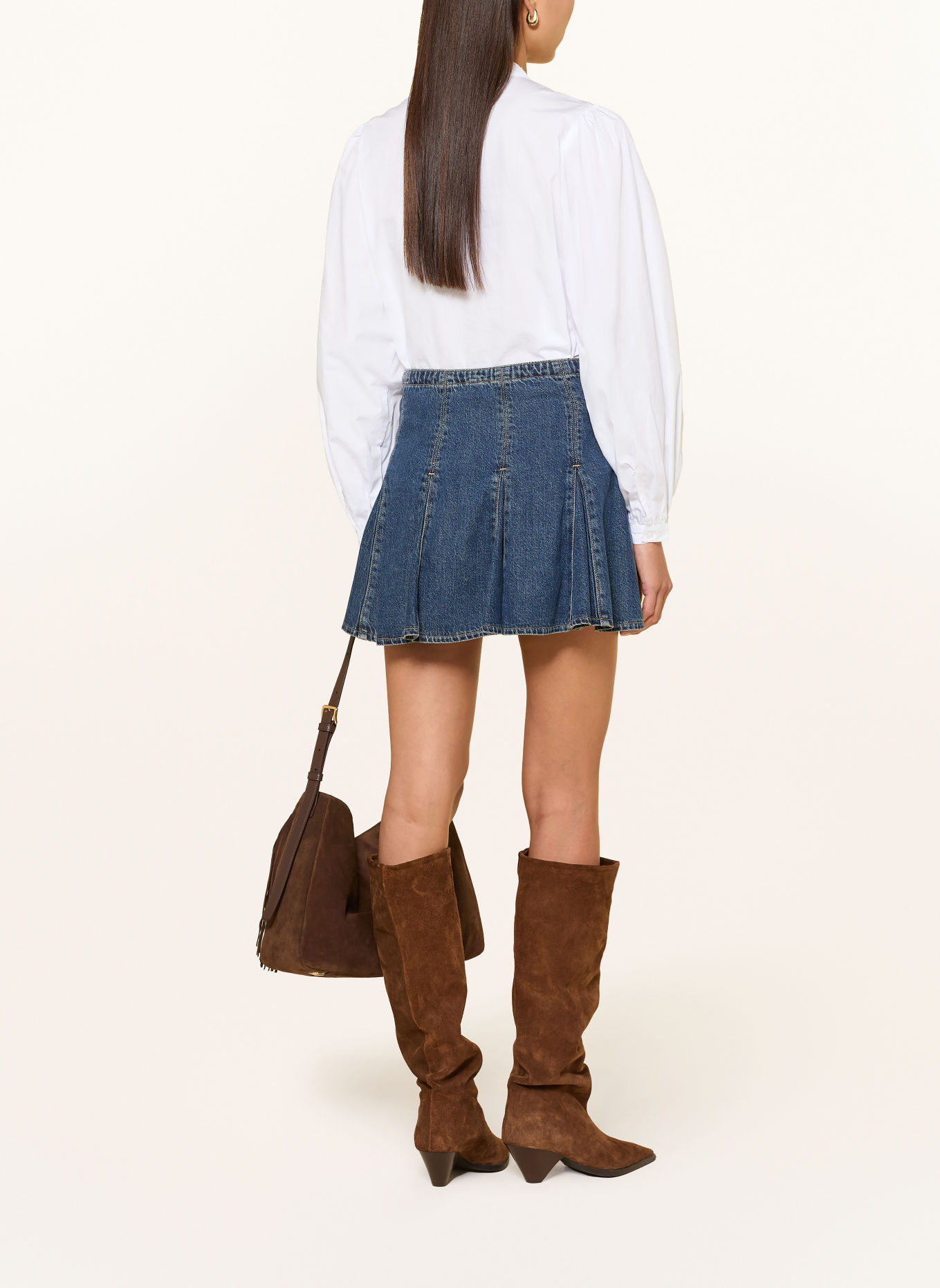 NEO NOIR ANELIAH Shirt blouse with Lace: WHITE