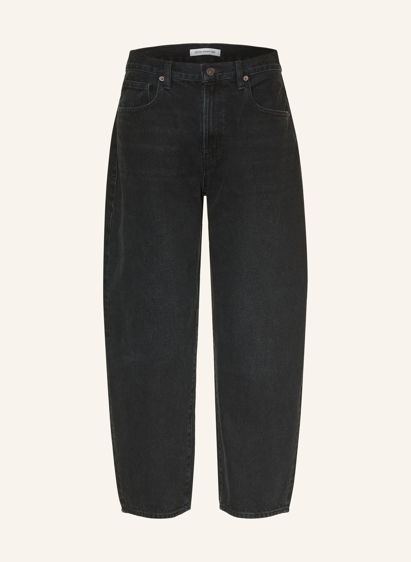 GOOD AMERICAN Barrel Jeans: flat tyre
