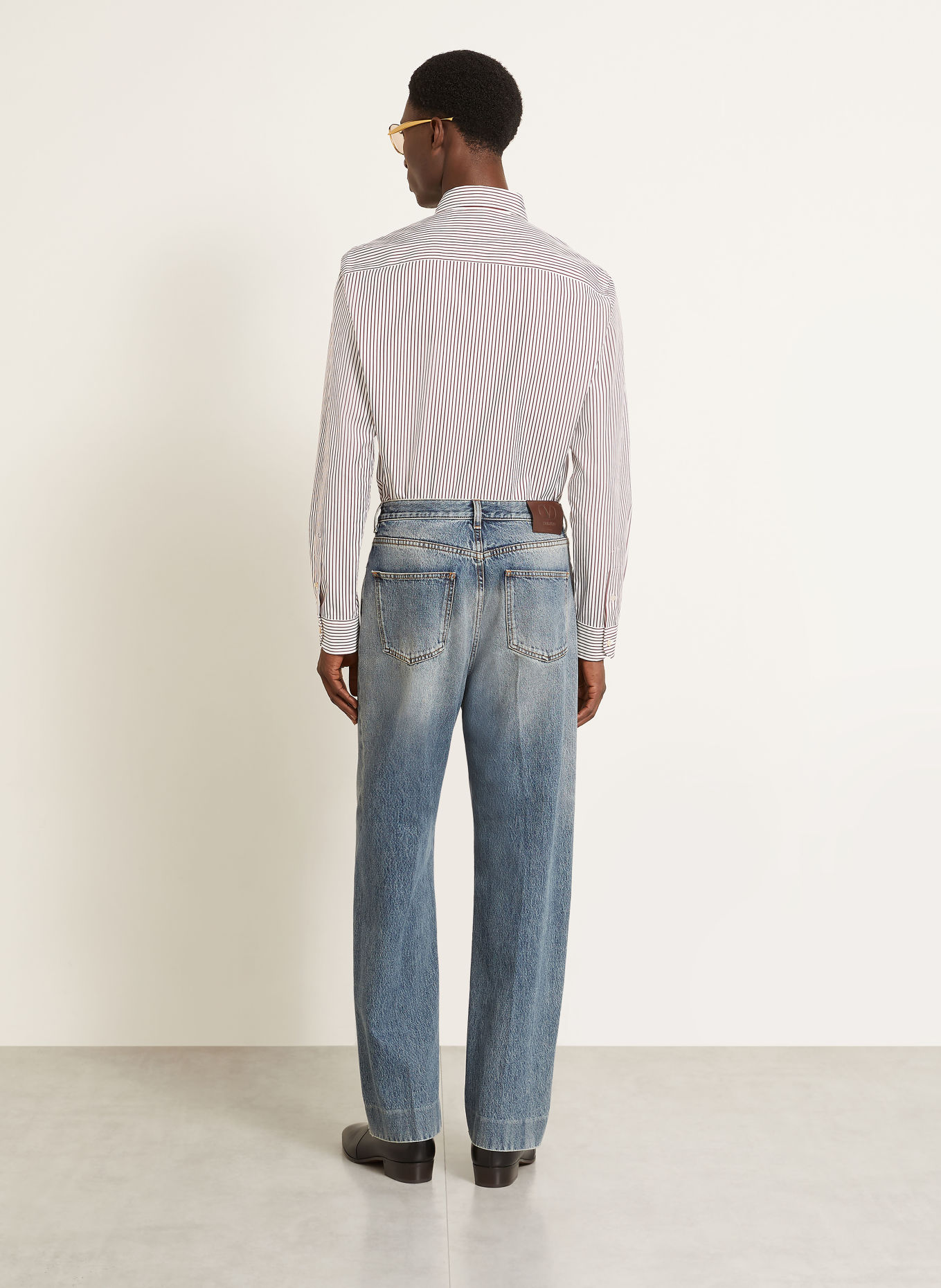 VALENTINO Jeans DENIM Regular Fit: FLX DENIM LAV DIRTY BLU CHIARO