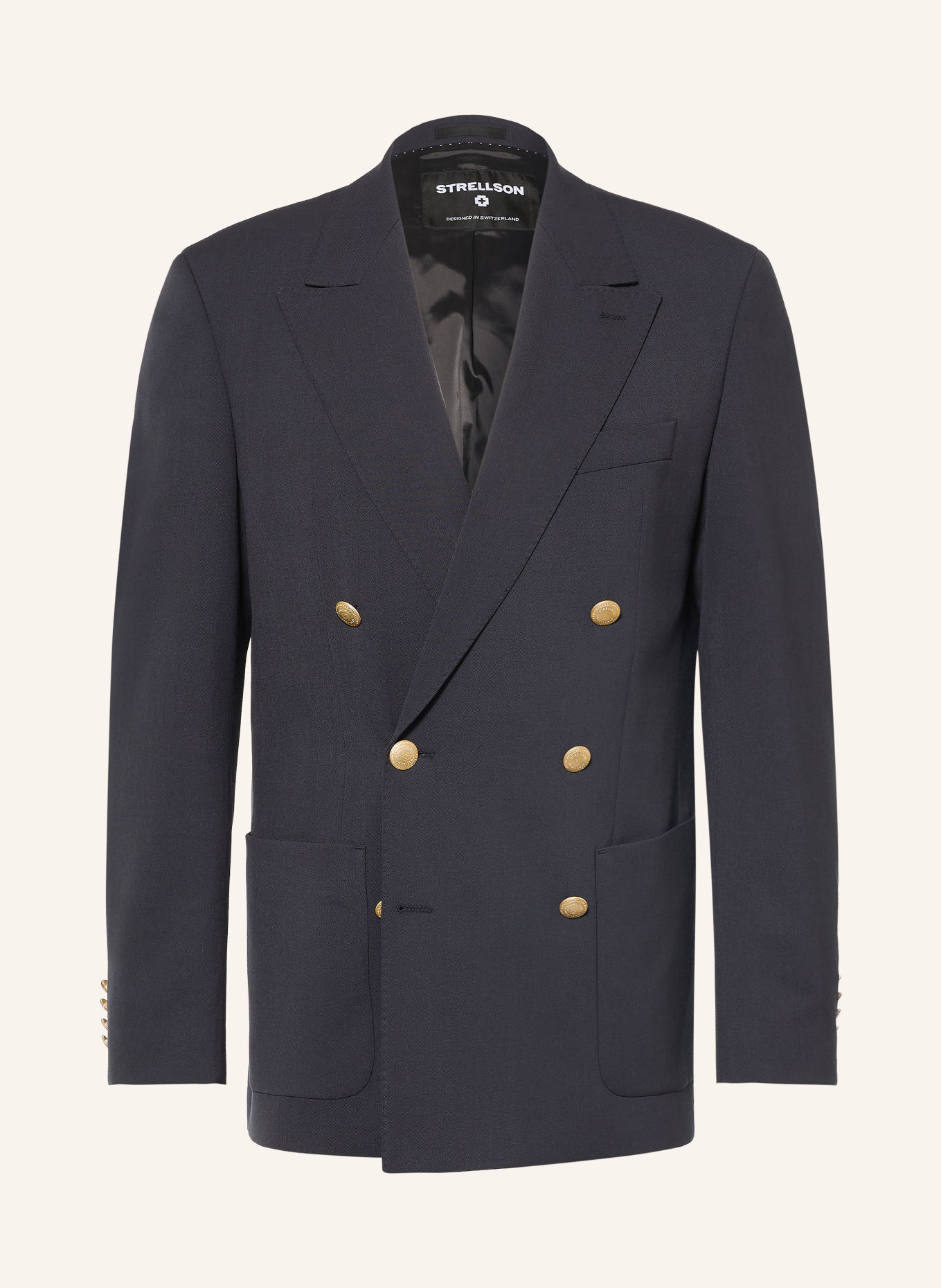 STRELLSON Colbert ASHTON Slim Fit: DONKERBLAUW