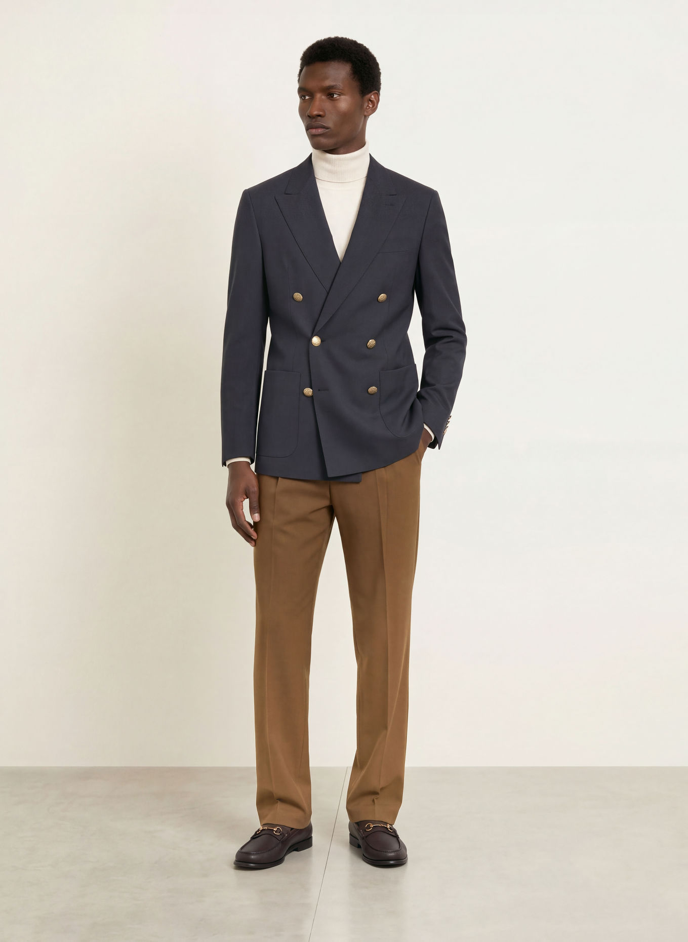STRELLSON Colbert ASHTON Slim Fit: DONKERBLAUW