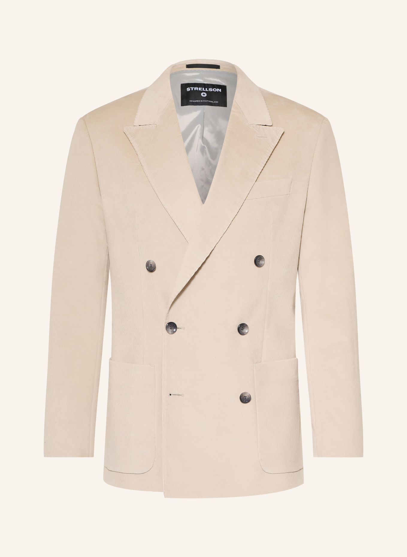 STRELLSON ASHTON Slim Fit Corduroy Suit Jacket: 103 Natural 103