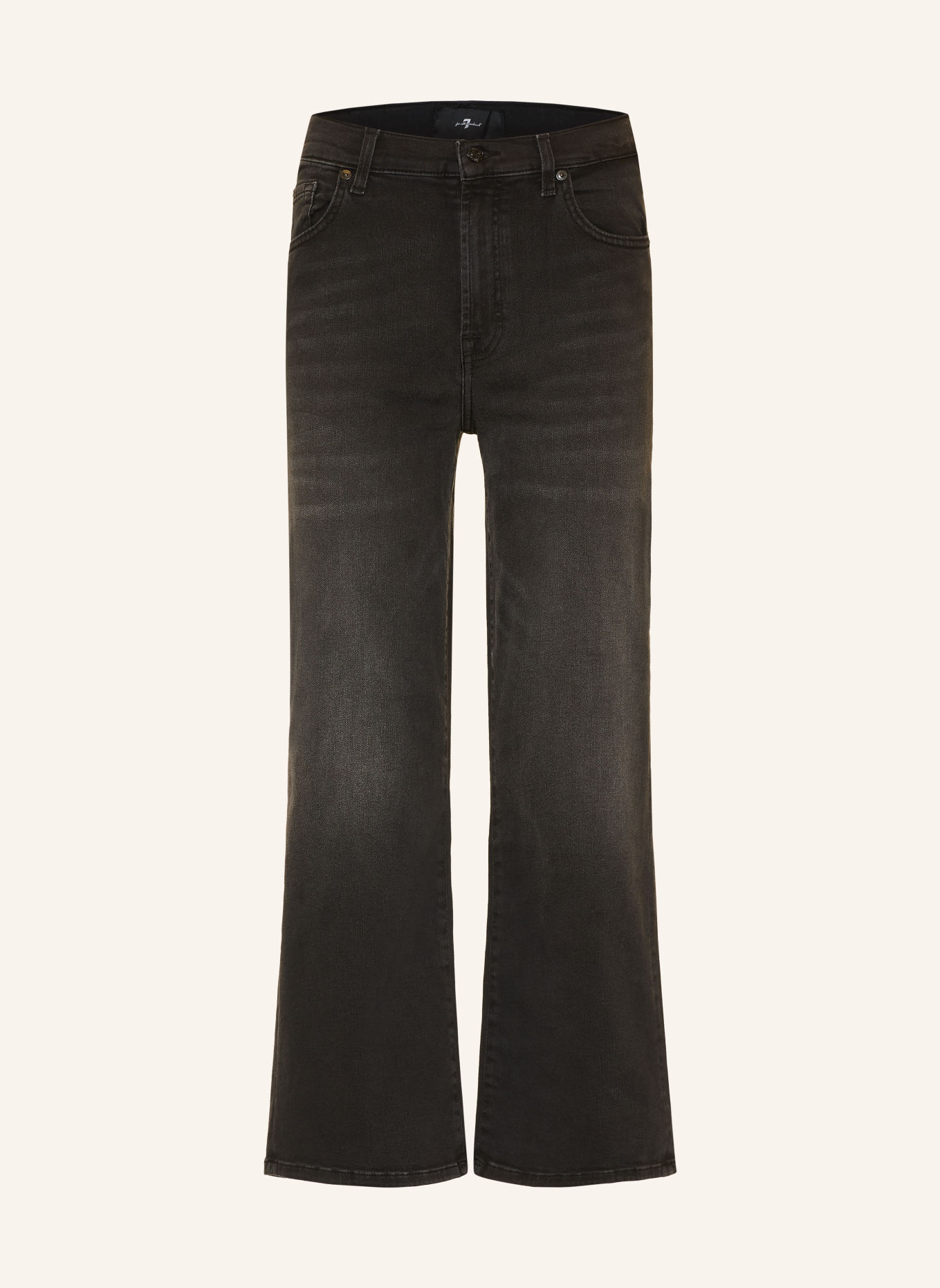 7 for all mankind ALEXA CROPPED Straight-Fit Jeans: 3S3 DARKPINE
