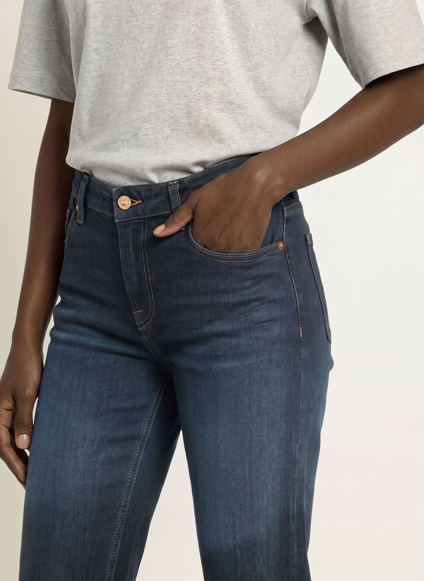 7 for all mankind Jeansy straight CALIE: 3RV STEEL DARK