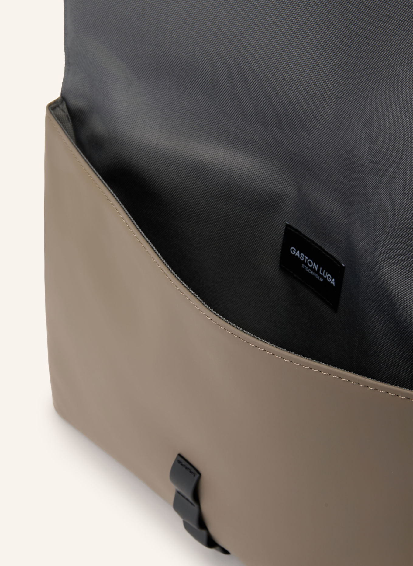 GASTON LUGA Sac pour ordinateur portable SPLÄSH: MARRON / NOIR