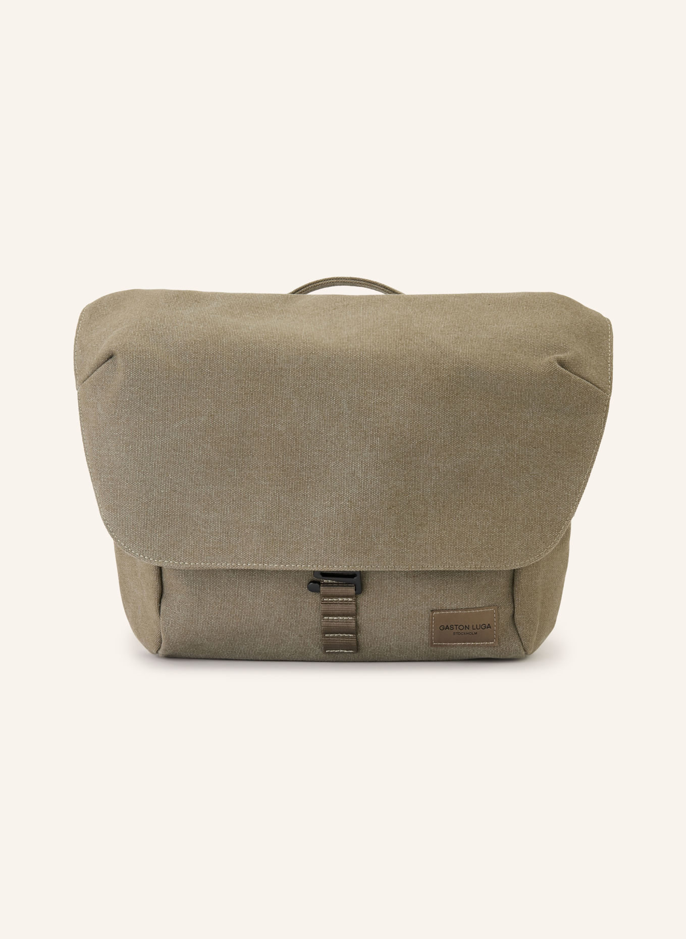 GASTON LUGA Sac pour ordinateur portable SPLÄSH: KAKI / NOIR
