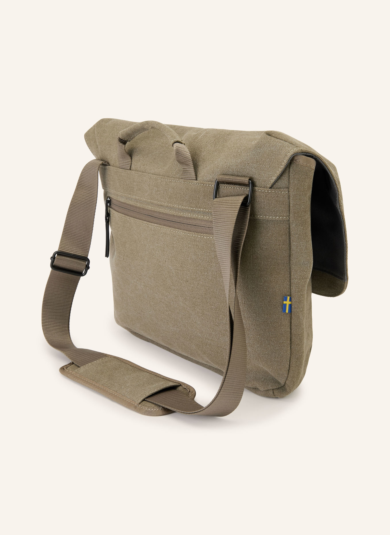 GASTON LUGA Sac pour ordinateur portable SPLÄSH: KAKI / NOIR