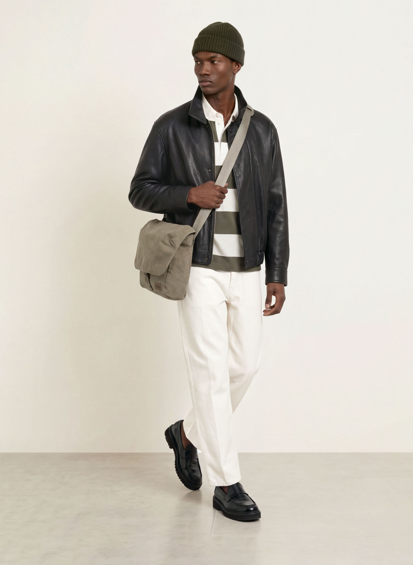 GASTON LUGA SPLÄSH Laptop Bag: KHAKI / BLACK