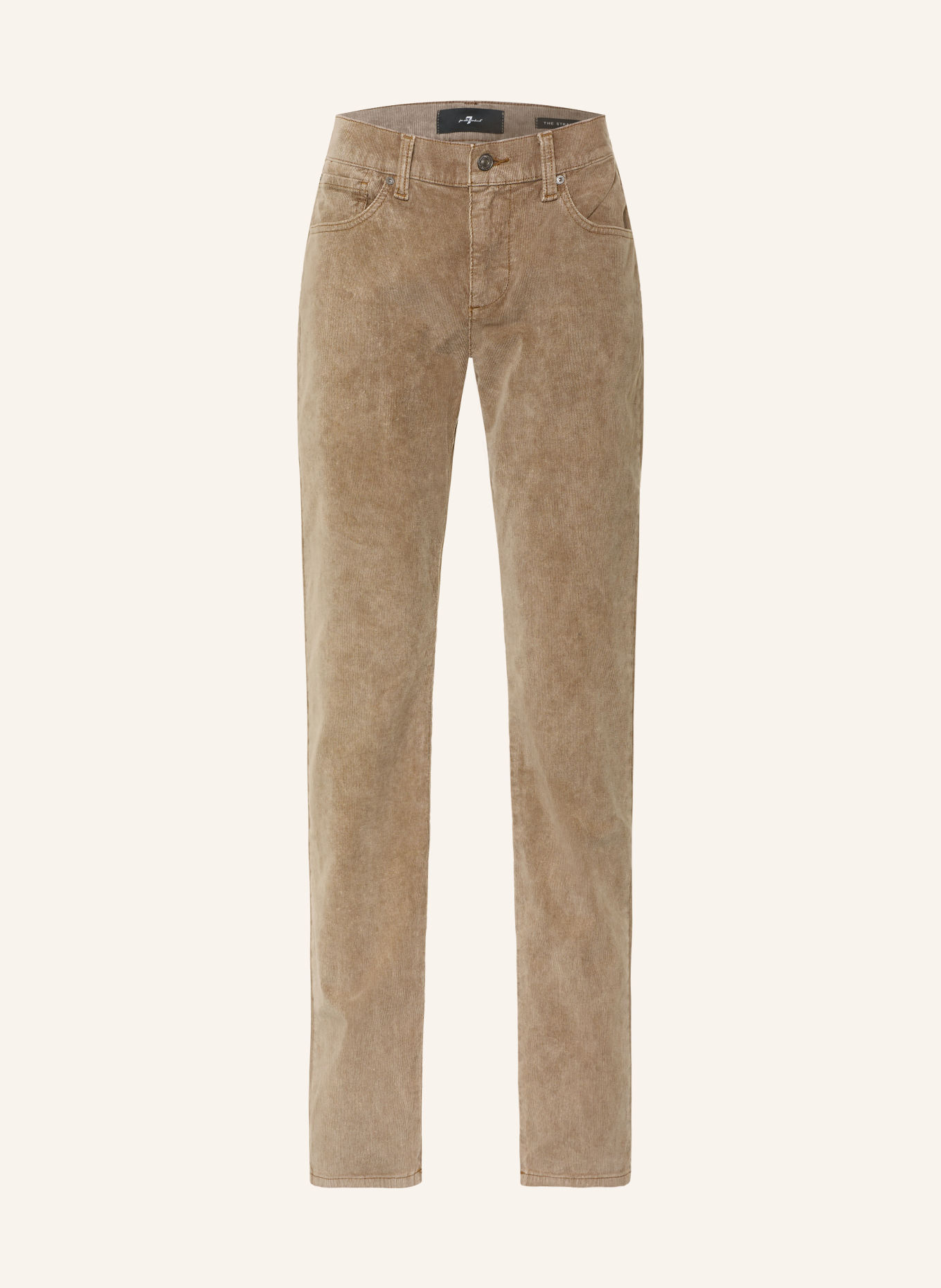 7 for all mankind Cordbroek THE STRAIGHT Straight Fit: BEIGE