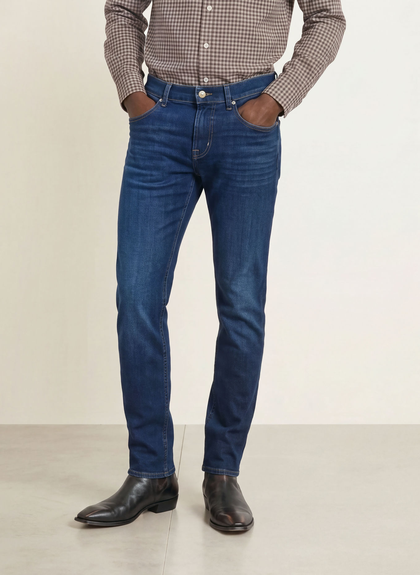 7 for all mankind Jeans SLIMMY Slim Fit: 3TQ Dark Blue