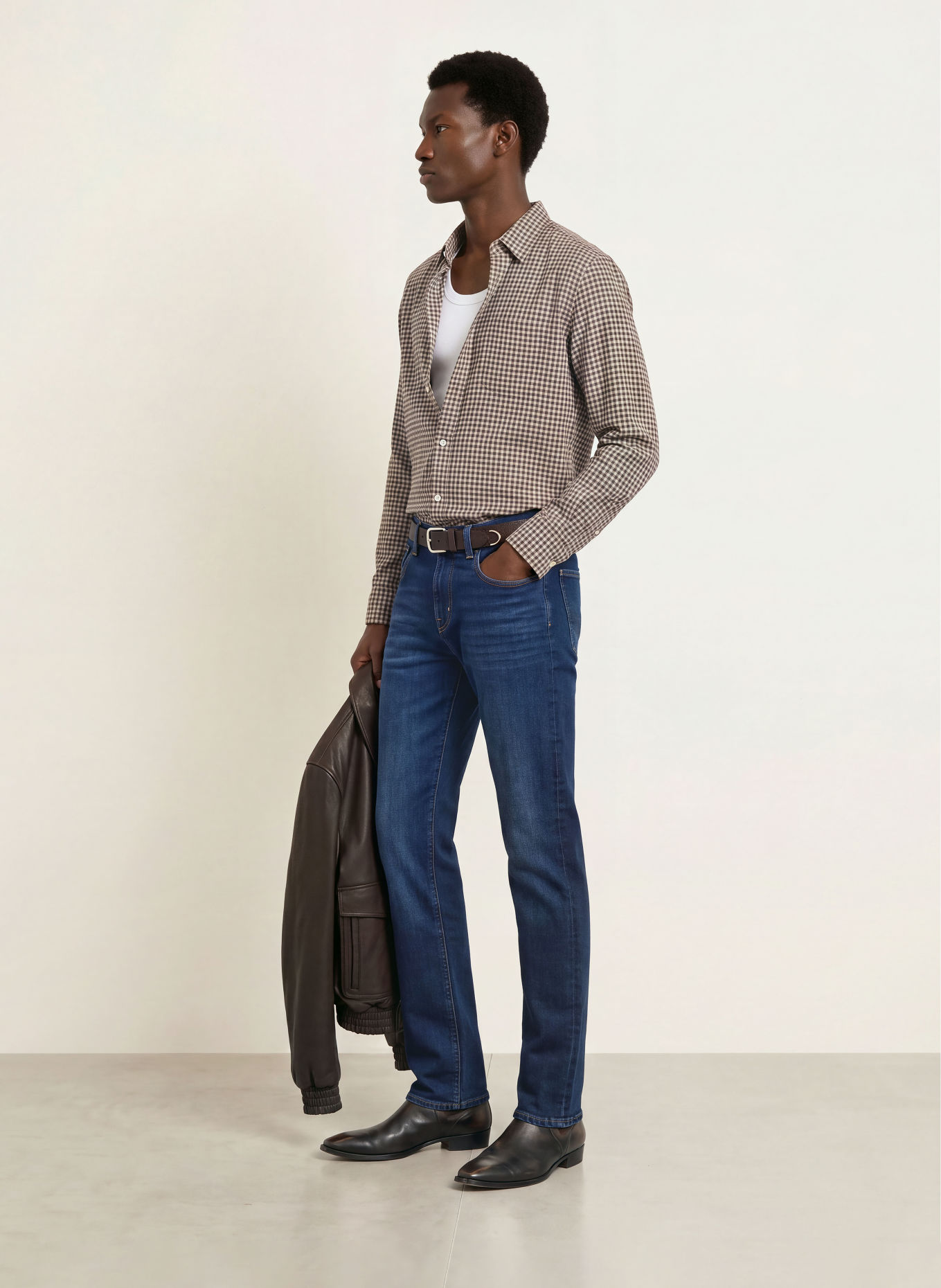 7 for all mankind Jeans SLIMMY Slim Fit: 3TQ Dark Blue