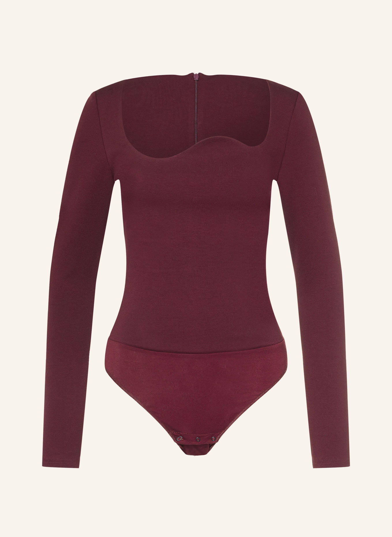 UNDRESS CODE MADEMOISELLE string bodysuit: DARK RED