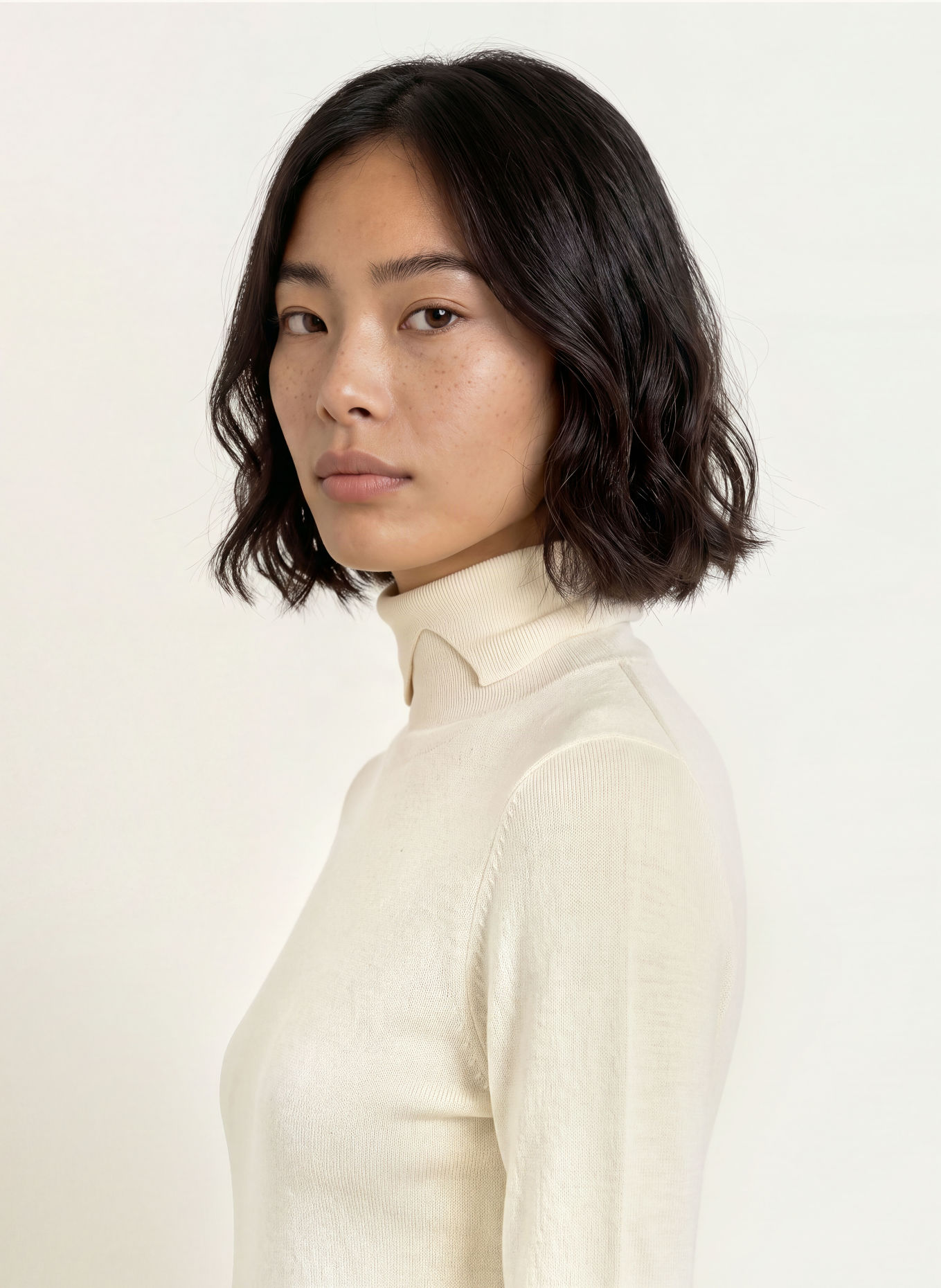 TIGER OF SWEDEN Pullover AMINHA aus Merinowolle: CREME