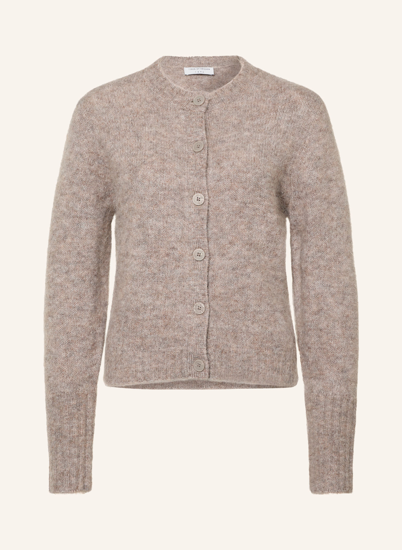 TIGER OF SWEDEN Gilet en mohair: TAUPE