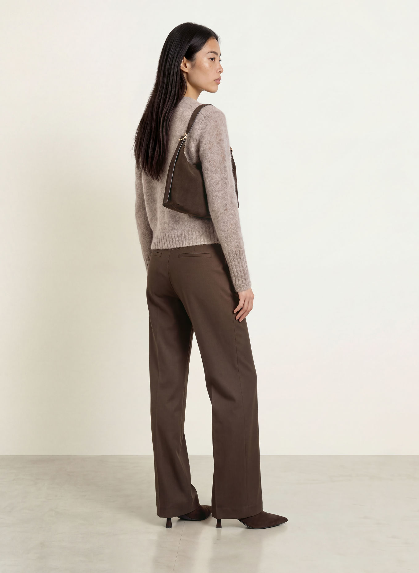 TIGER OF SWEDEN Gilet en mohair: TAUPE