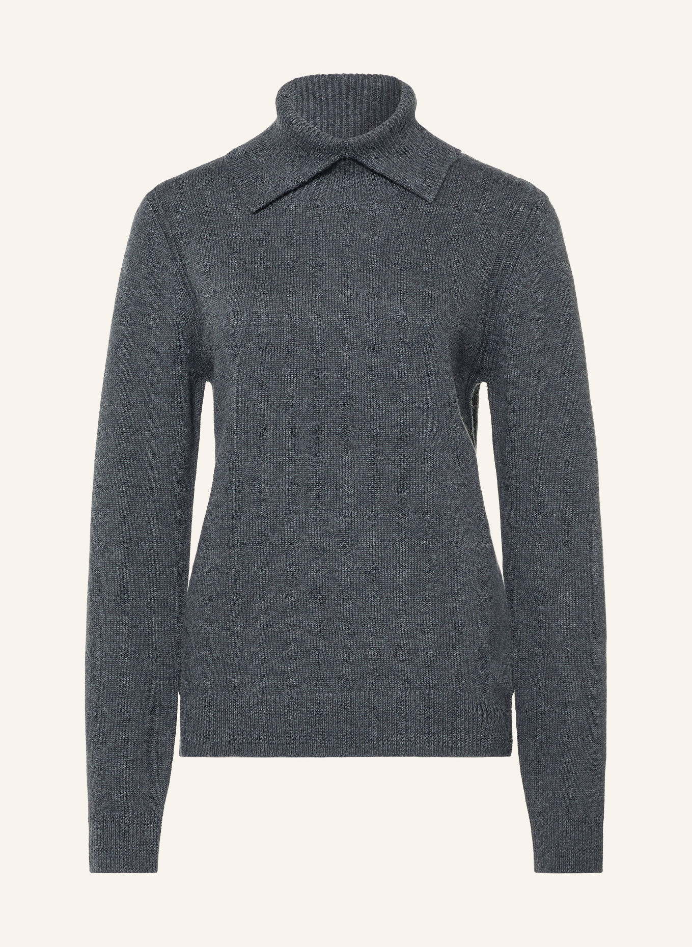 TIGER OF SWEDEN Pull à col roulé SONYA: GRIS FONCÉ