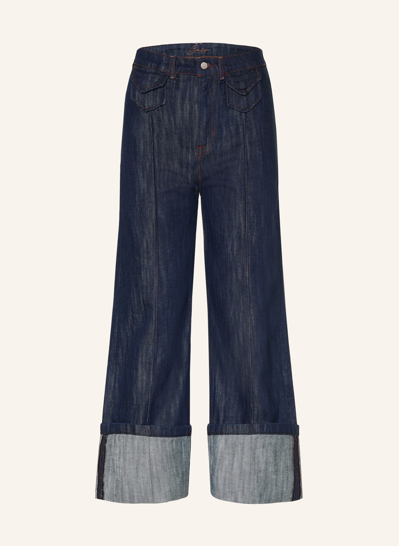 BOSS Wide Leg Jeans MARLENE: 409 DARK BLUE