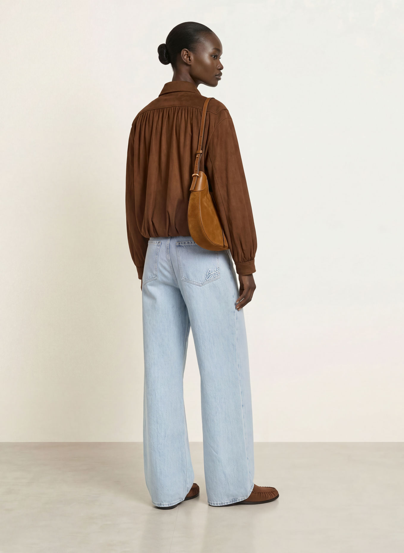 BOSS Wide Leg Jeans THE EMMA: 459 LIGHT/PASTEL BLUE