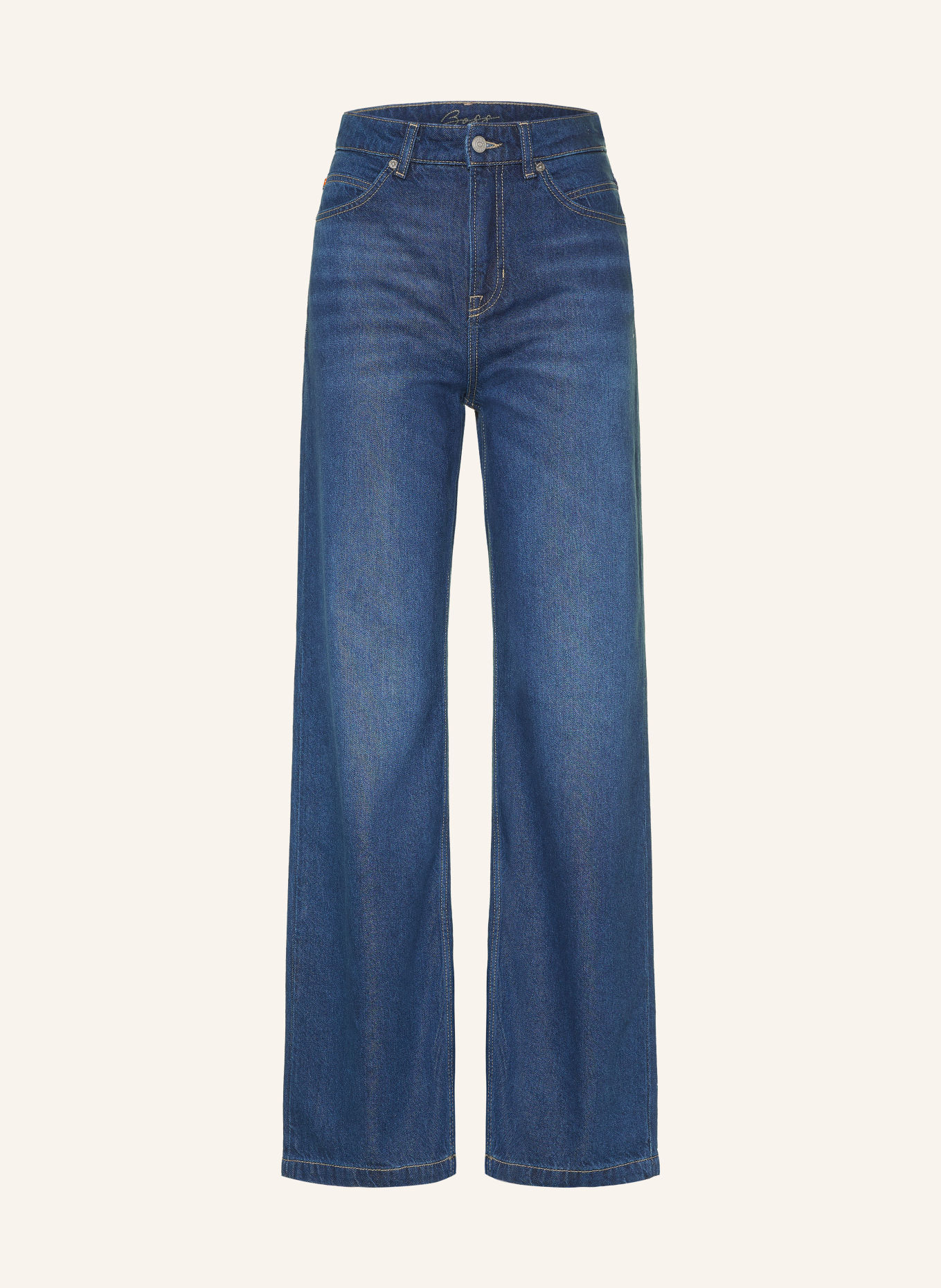 BOSS Wide Leg Jeans MARLENE: 428 MEDIUM BLUE
