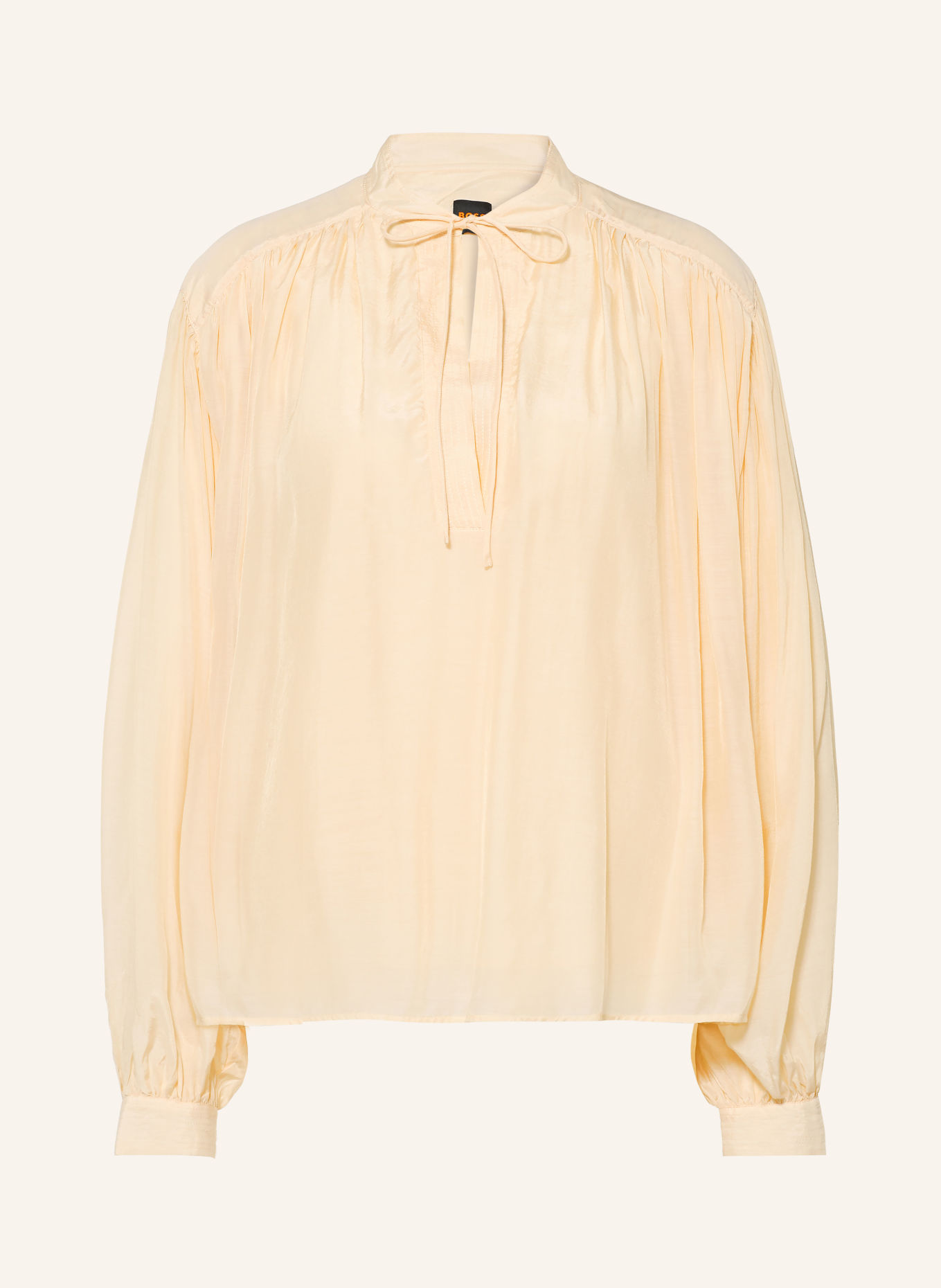 BOSS Blouseshirt BELLIS: LICHTGEEL