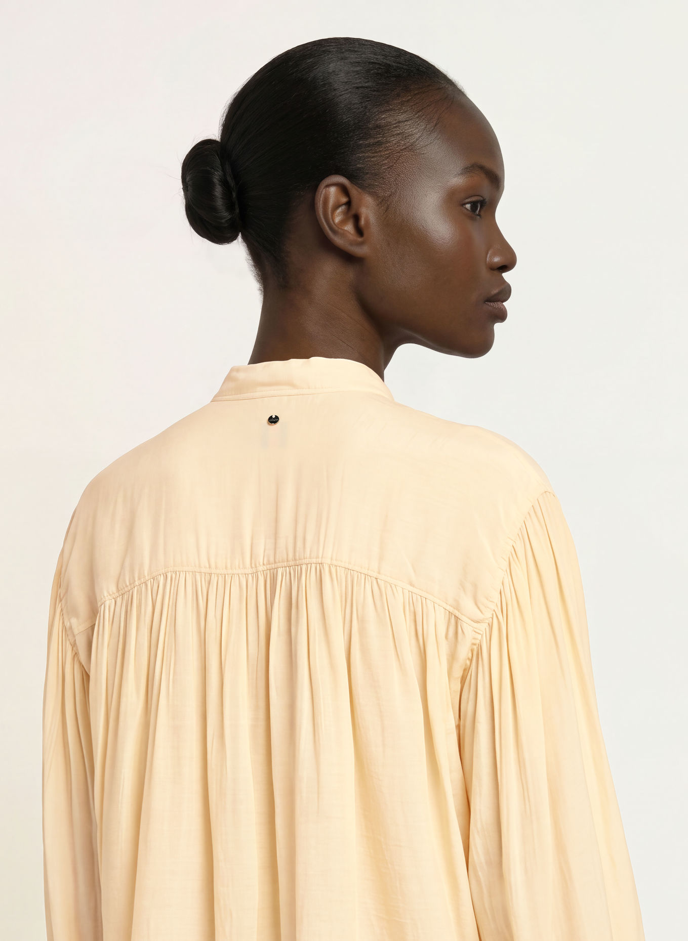 BOSS Blouseshirt BELLIS: LICHTGEEL