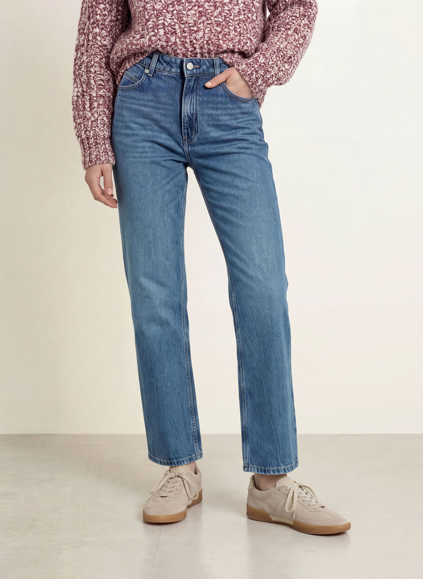 BOSS Straight jeans ADA: 429 MEDIUM BLUE