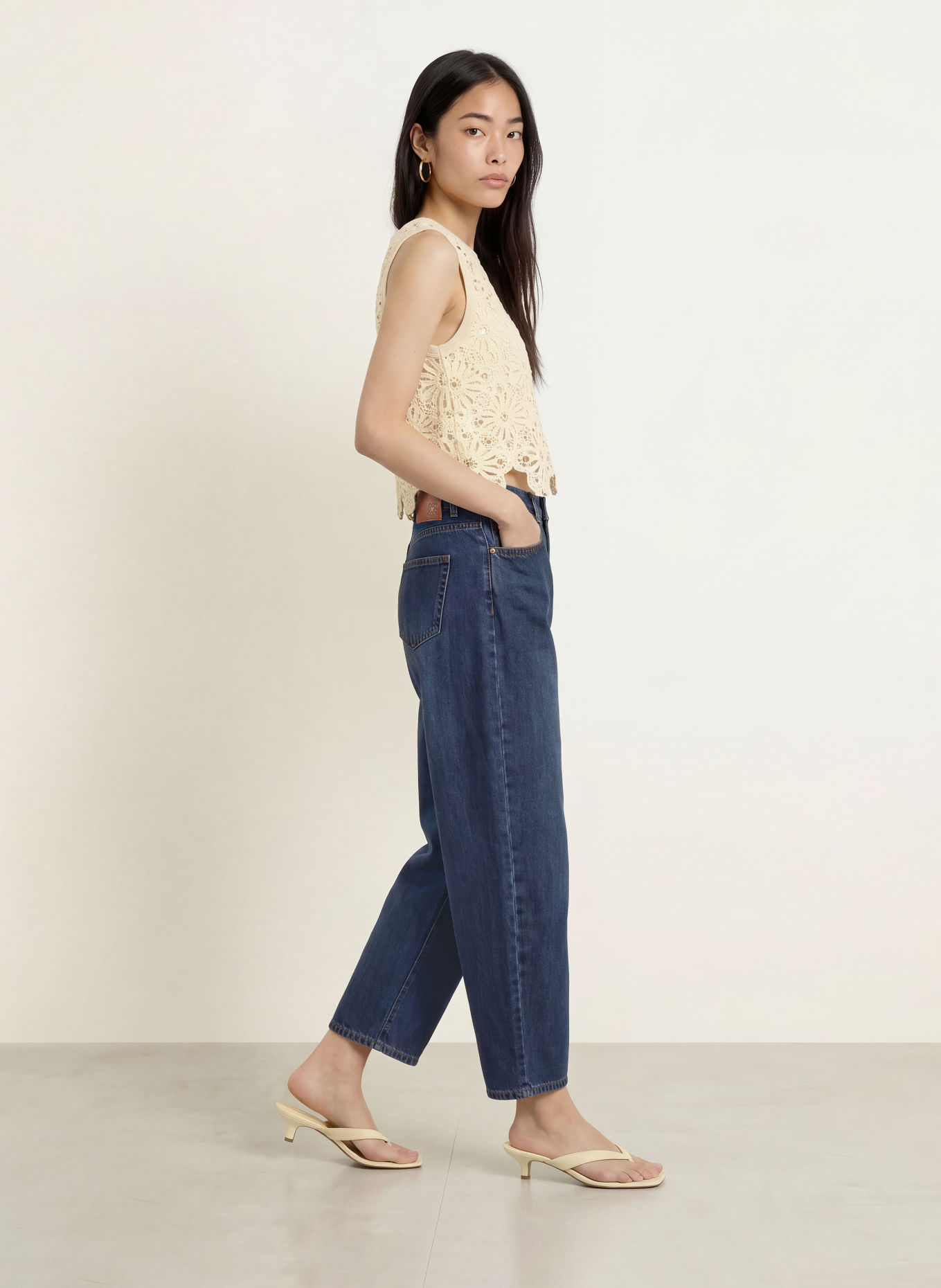 SUNCOO Jean barrel ROBYN: 30 BLEU JEANS