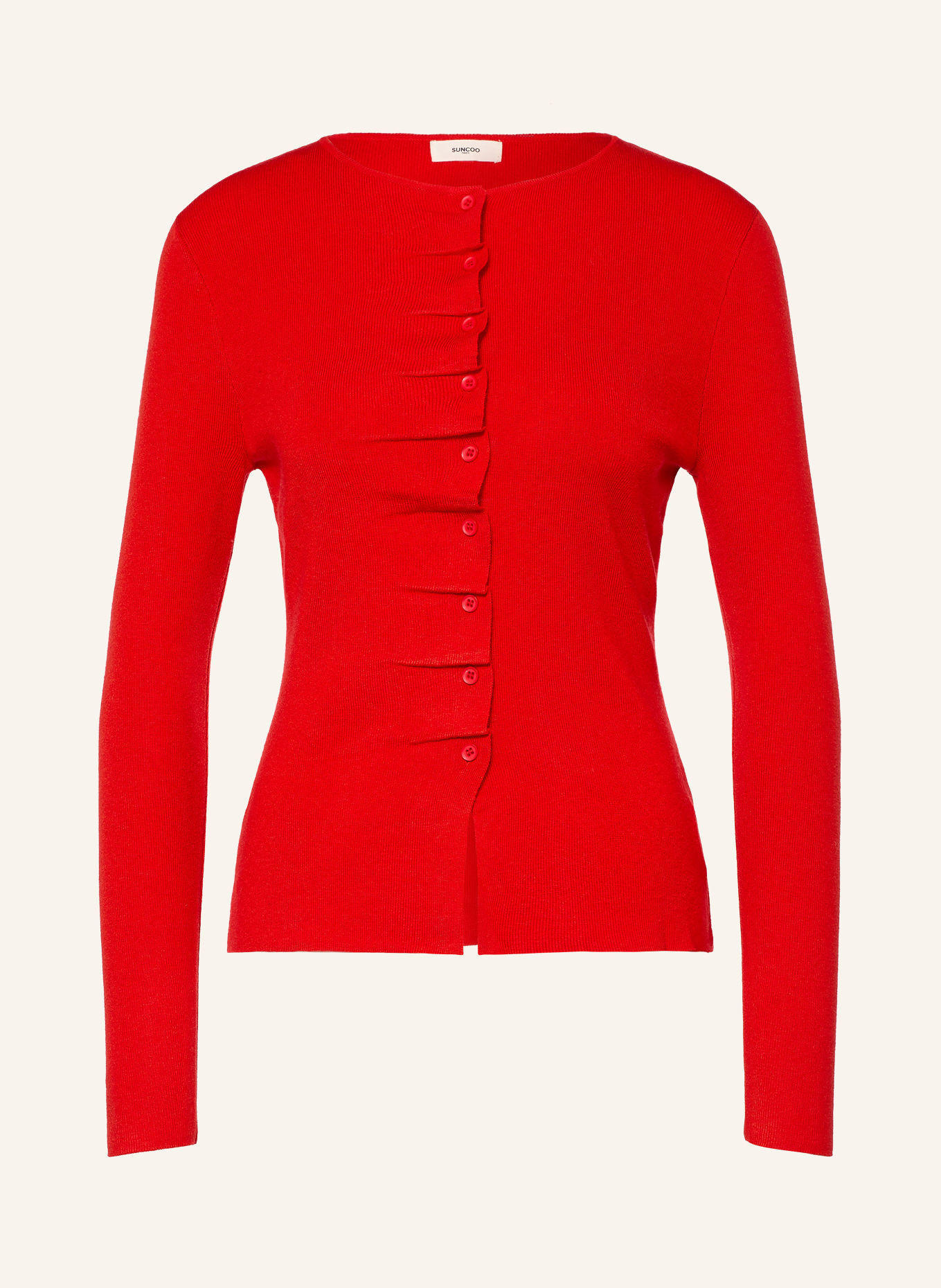 SUNCOO Strickjacke GAMIRA: ROT