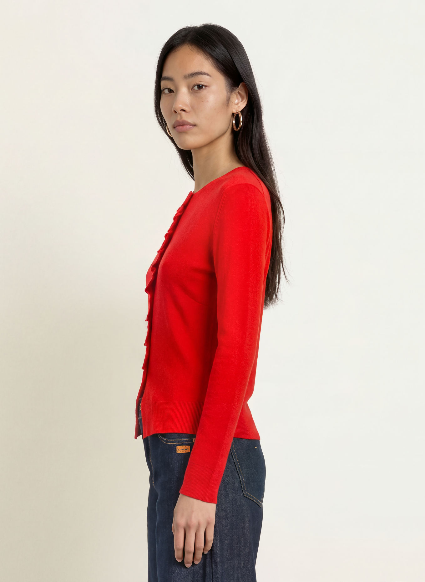 SUNCOO Strickjacke GAMIRA: ROT