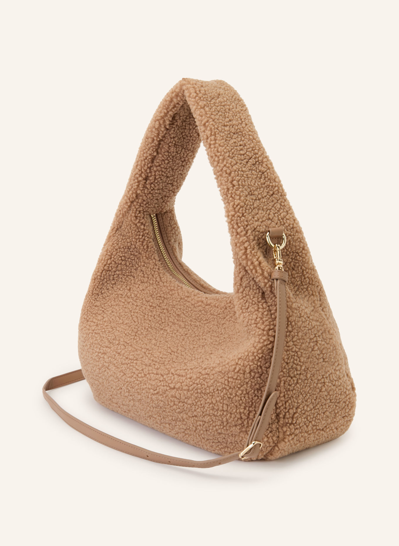 KARO KAUER Buideltas van teddybont: BEIGE