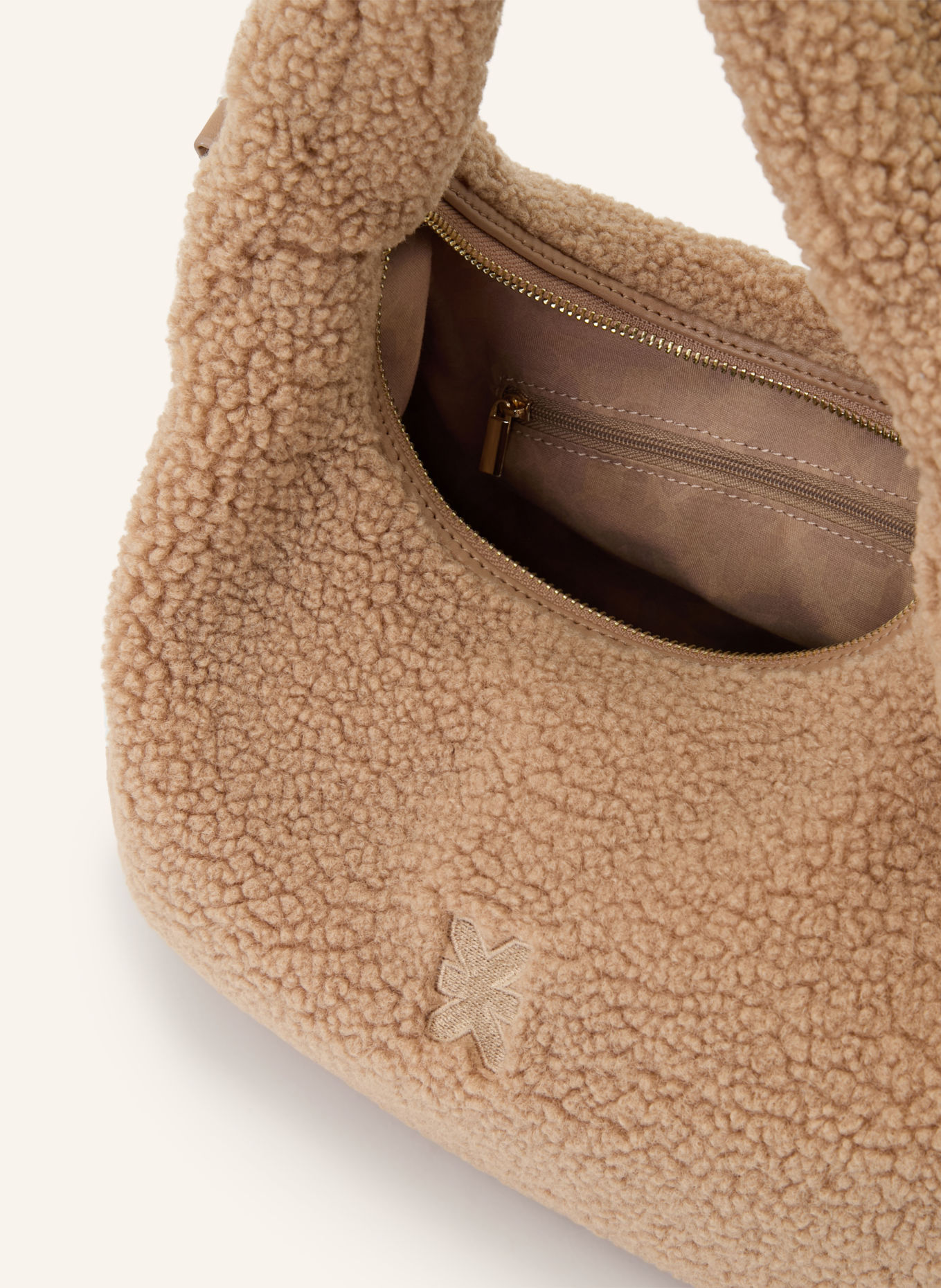 KARO KAUER Buideltas van teddybont: BEIGE