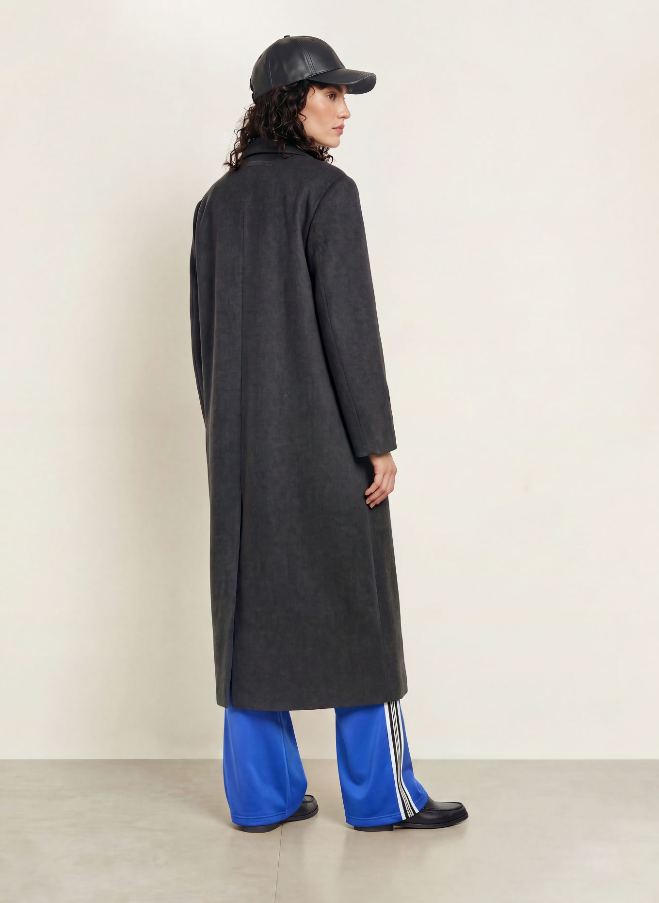 KARO KAUER Oversized Coat: DARK GRAY
