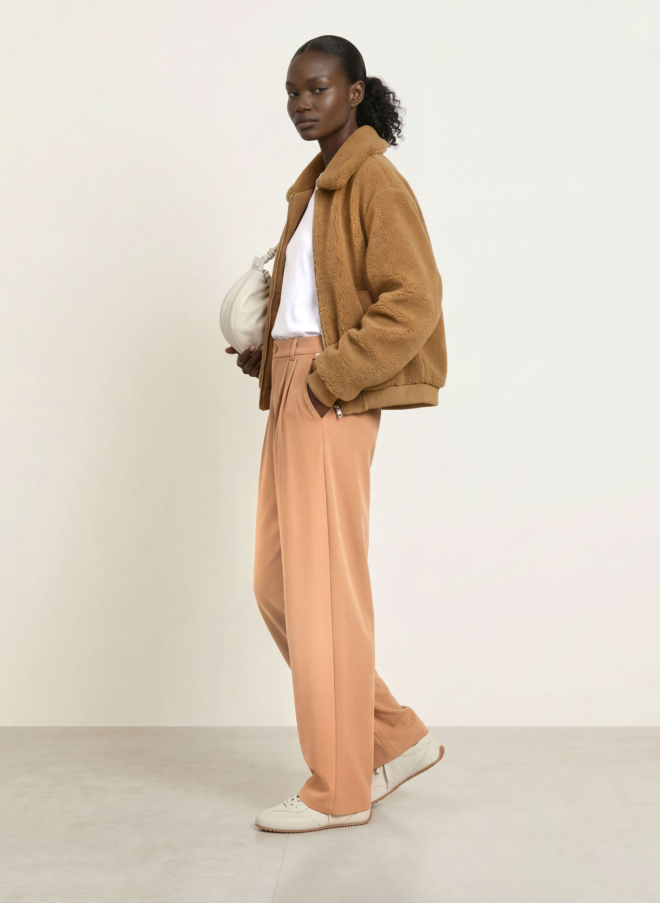 KARO KAUER Trousers: CAMEL