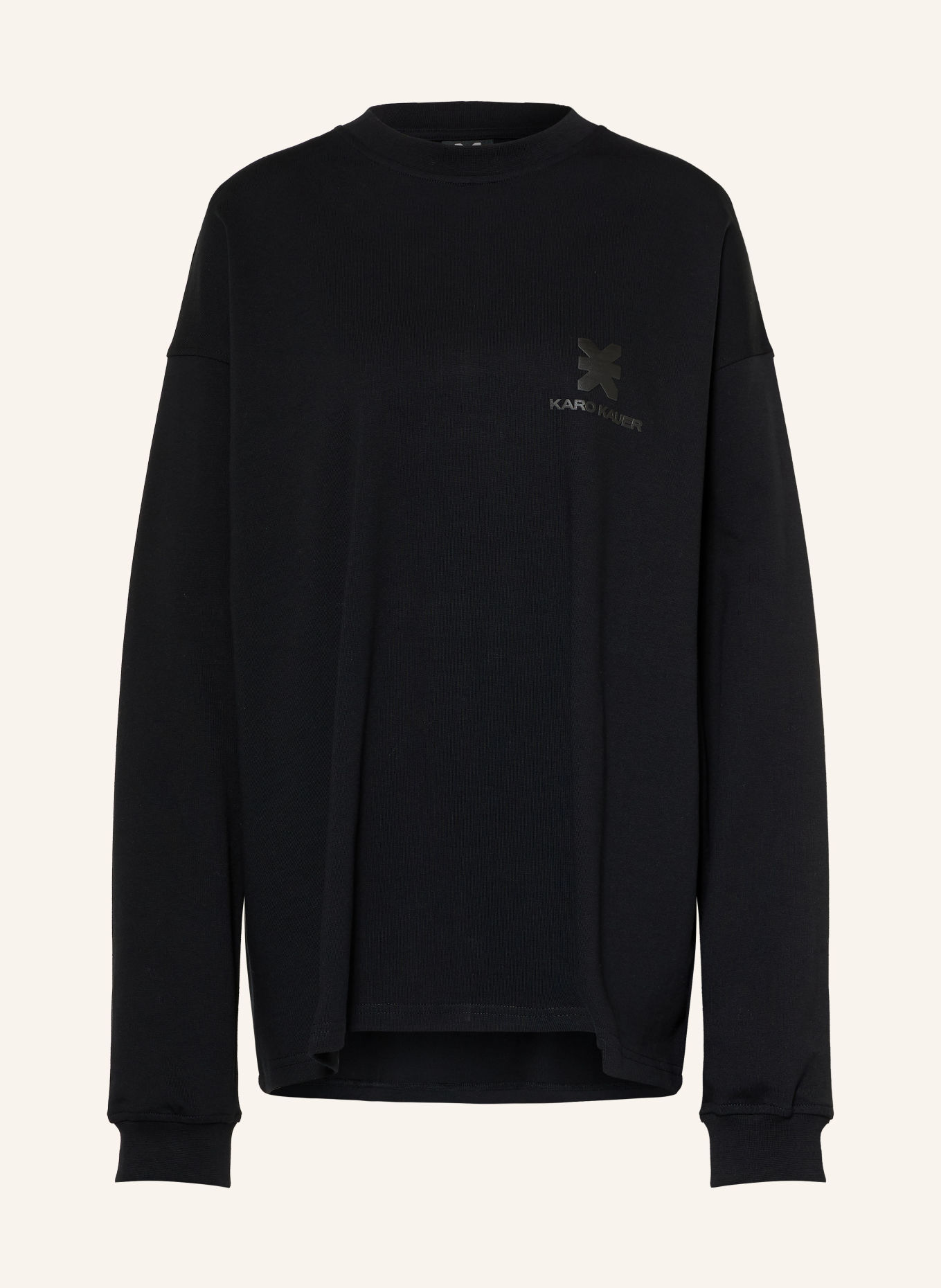 KARO KAUER Sweatshirt: BLACK